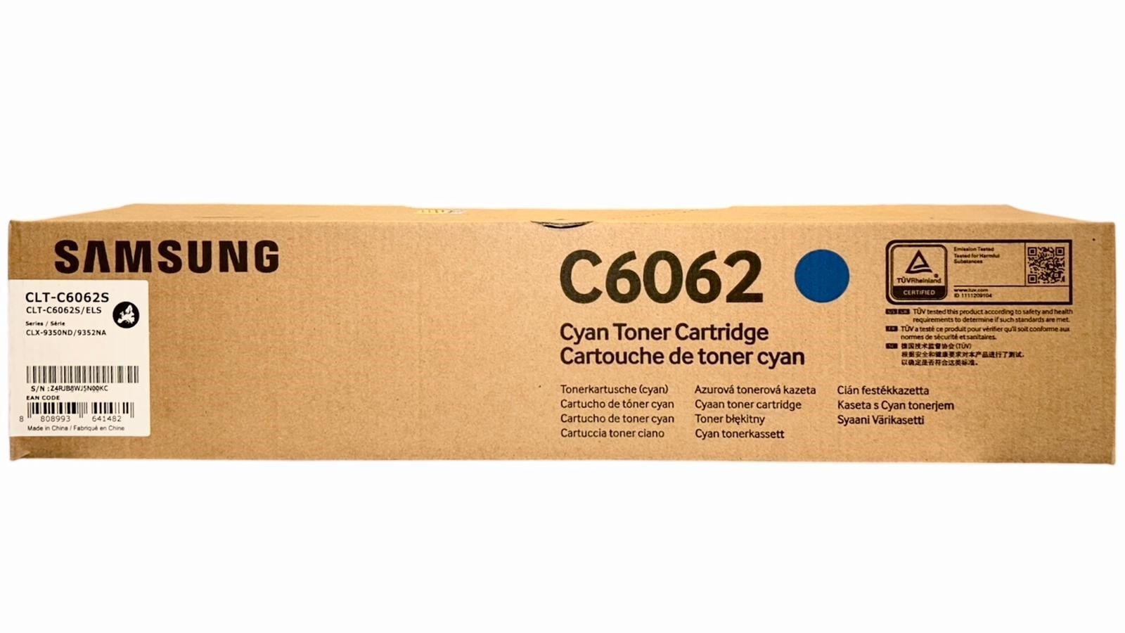 Samsung CLT-C6062S Mavi Orjinal Toner CLX9250, CLX9252, CLX9350, CLX9352