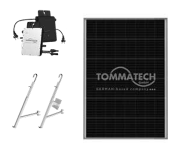 Balkon Tipi Güneş Enerji Sistemi - TT-300 1x240Wp Mikro İnverter Güneş Enerji Paketi