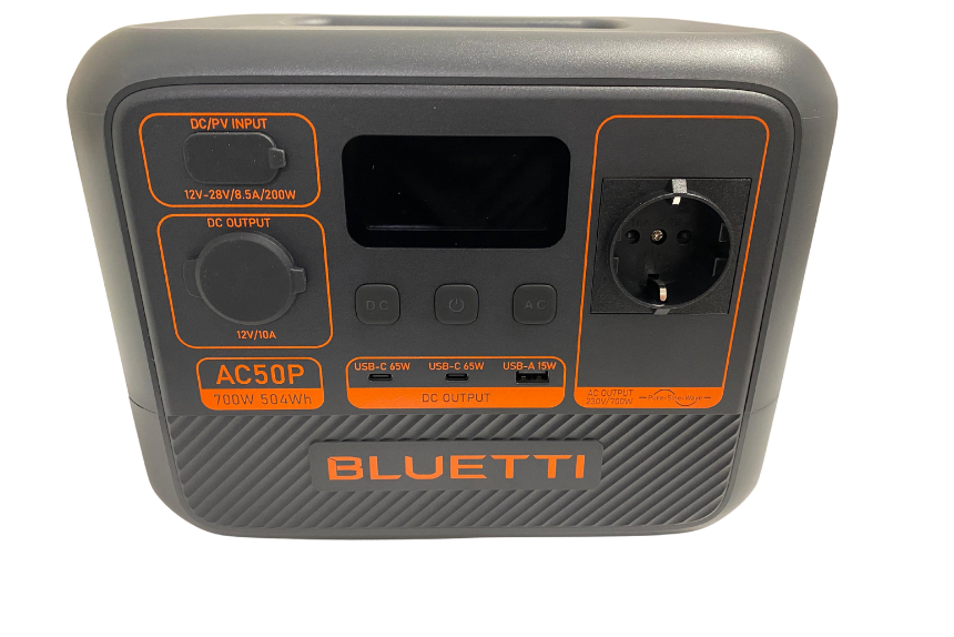 Bluetti AC50P Taşınabilir Güç Kaynağı │ 504Wh Kapasite - 700W İnverter Çıkışı