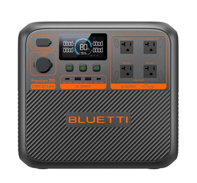 “Bluetti Premium 200 V2 2700W inverter çıkışı”