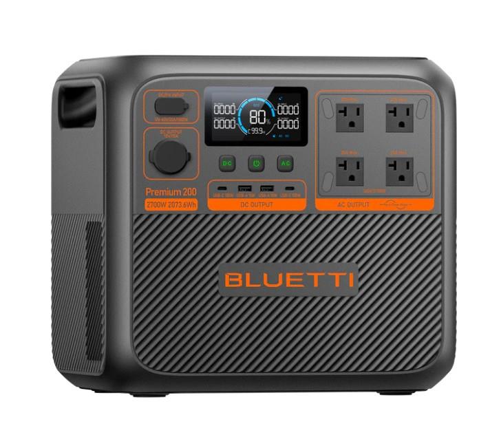 “Bluetti Premium 200 V2 2073.6 Wh enerji kapasitesi”