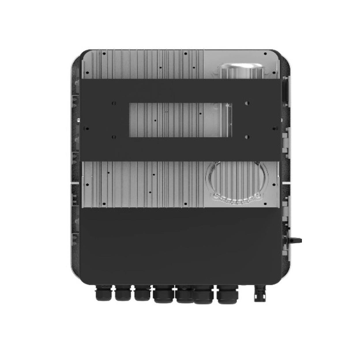 “Deye 5kW hibrit monofaz inverter arka görünüm”