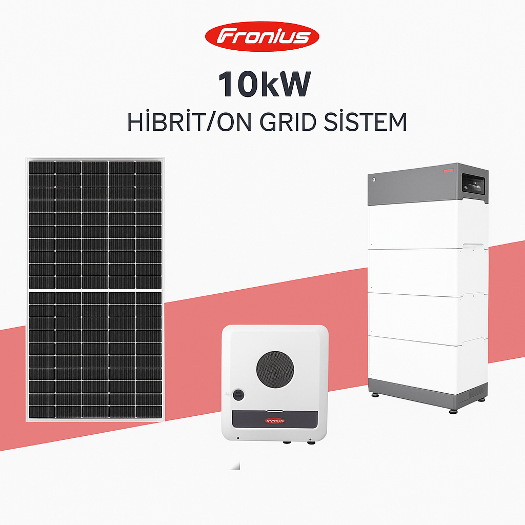 Fronius 10kW Hibrit/On Grid Sistem -1