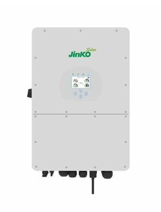 Jinko 12 kW Hibrit Trifaze İnverter – Yüksek voltajlı güneş enerjisi sistemi ve akıllı enerji yönetimi.