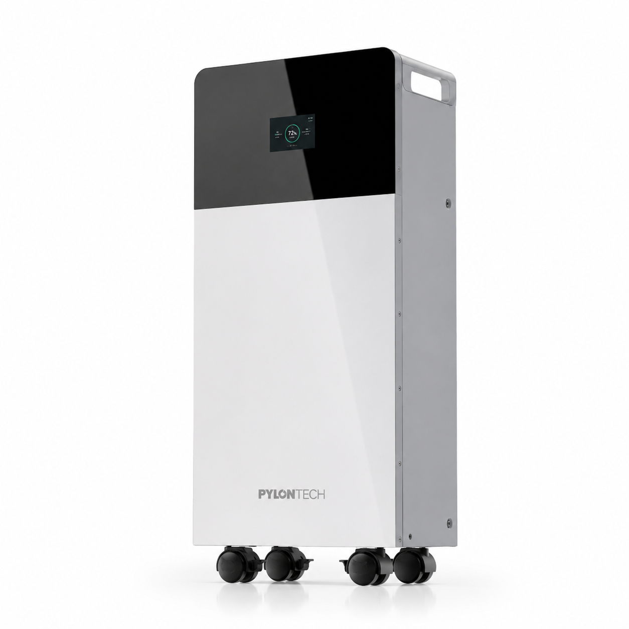 Pylontech Fidus Battery Plus 16.07 kWh LiFePO4 lityum batarya, ev ve ticari güneş enerji depolama sistemleri için açılı ürün görünümü.