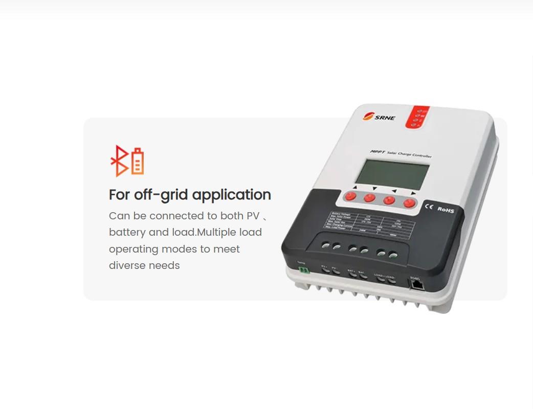 SRNE 30Amper MPPT Şarj Cihazı 12/24V Solar Şarj Kontrol Cihazı 