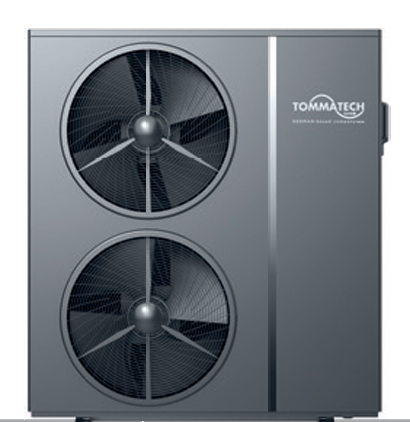 TommaTech 16kW 380V DC Full İnverter Isıtma & Soğutma & Sıcak Su Monoblok Isı Pompası