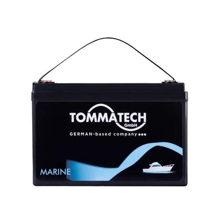 TommaTech ABS kasa 12.8V 100Ah lityum batarya – solar enerji depolama için