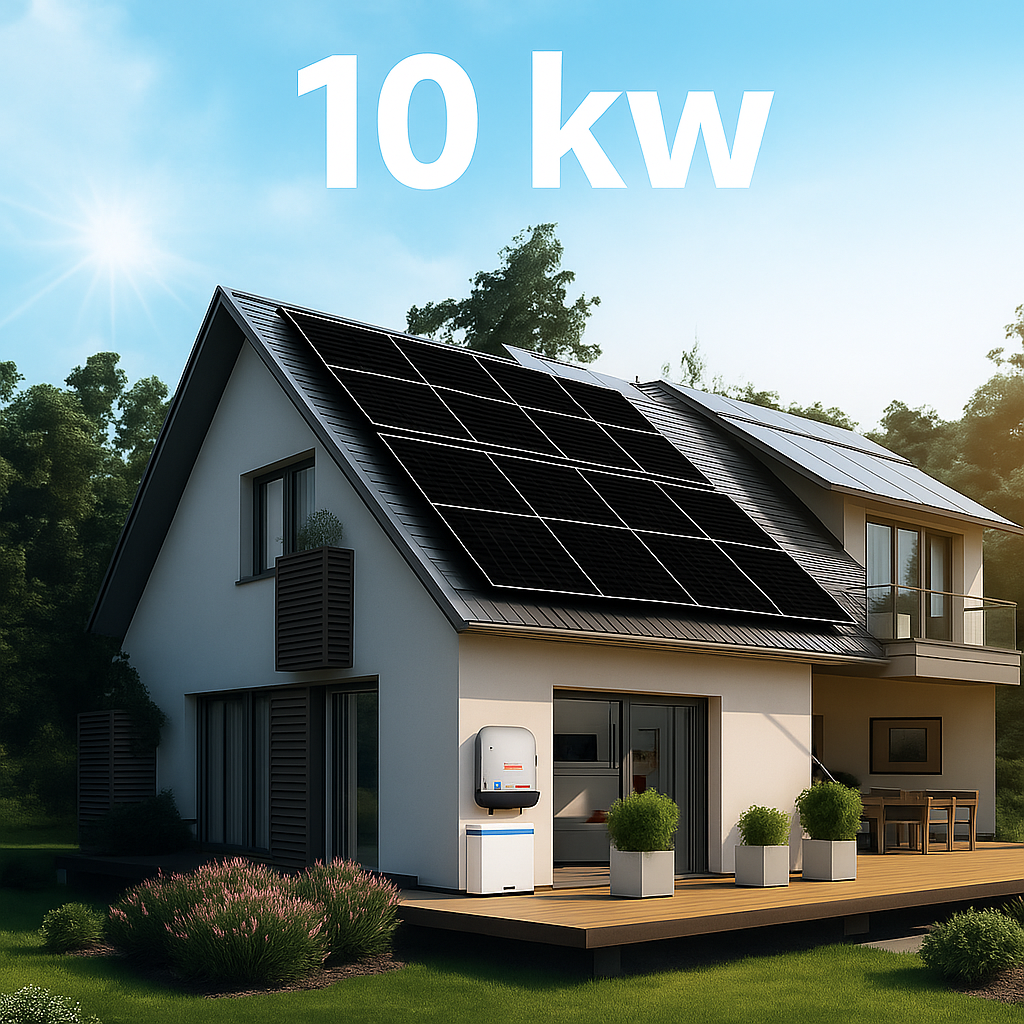 Tommatech Üç Faz 10kWe Hibrit Solar Sistem Paketi - Medium