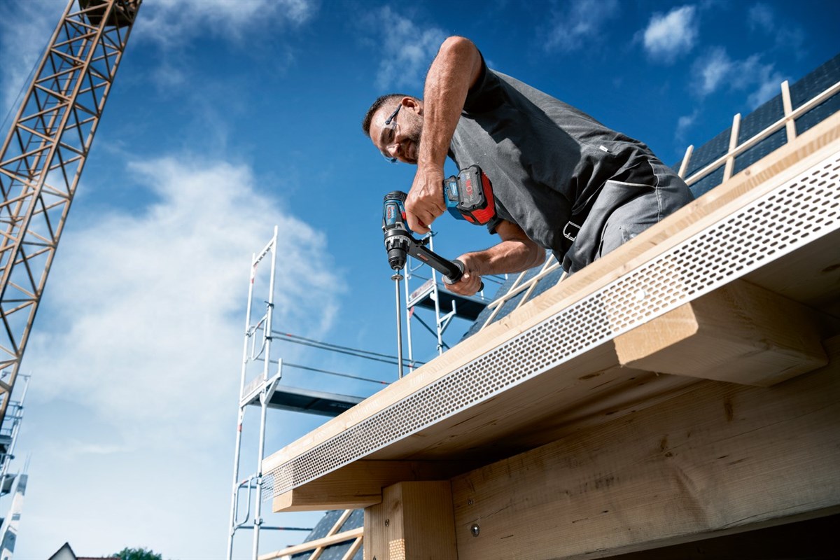 Bosch Professional GSB 18V-150 C Akülü Darbeli Delme/Vidalama Makinesi (2x8,0 Ah ProCORE18V)