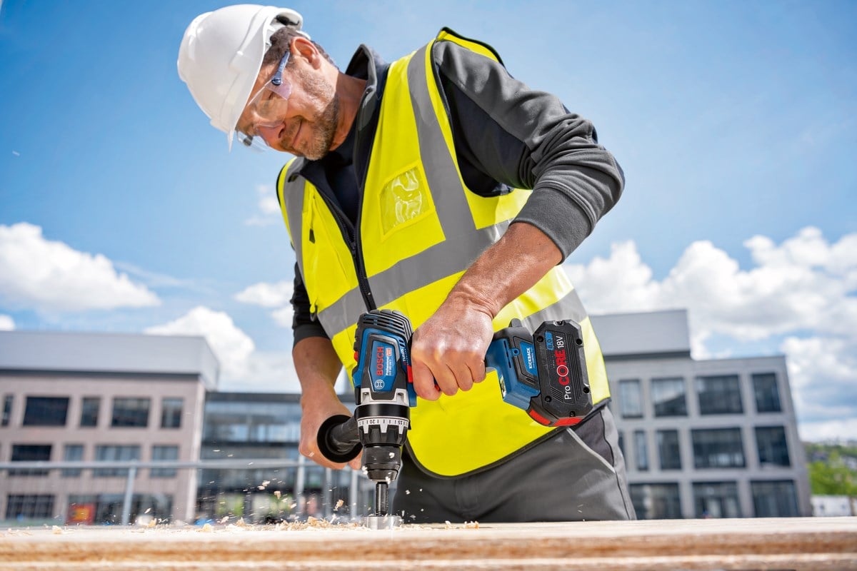 Bosch Professional GSB 18V-150 C Akülü Darbeli Delme/Vidalama Makinesi (2x8,0 Ah ProCORE18V)