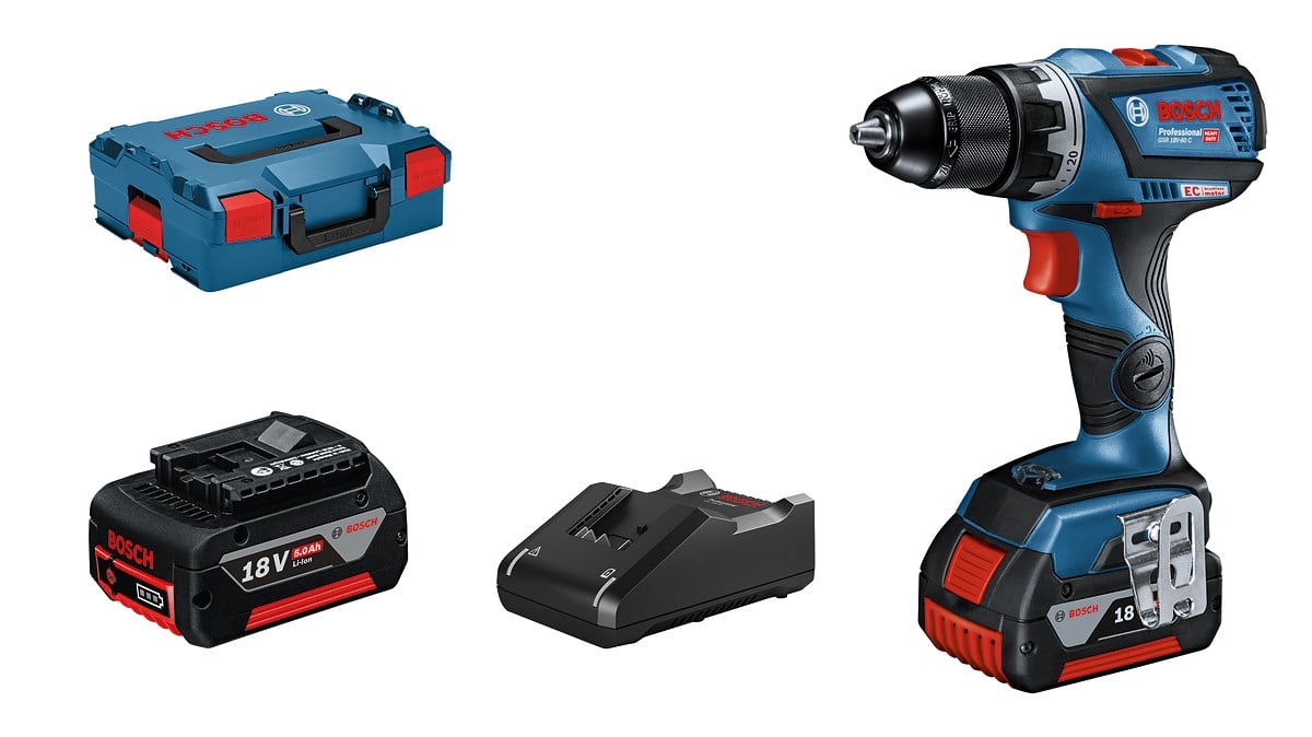 Bosch Professional GSR 18V-60 Akülü Delme/Vidalama Makinesi