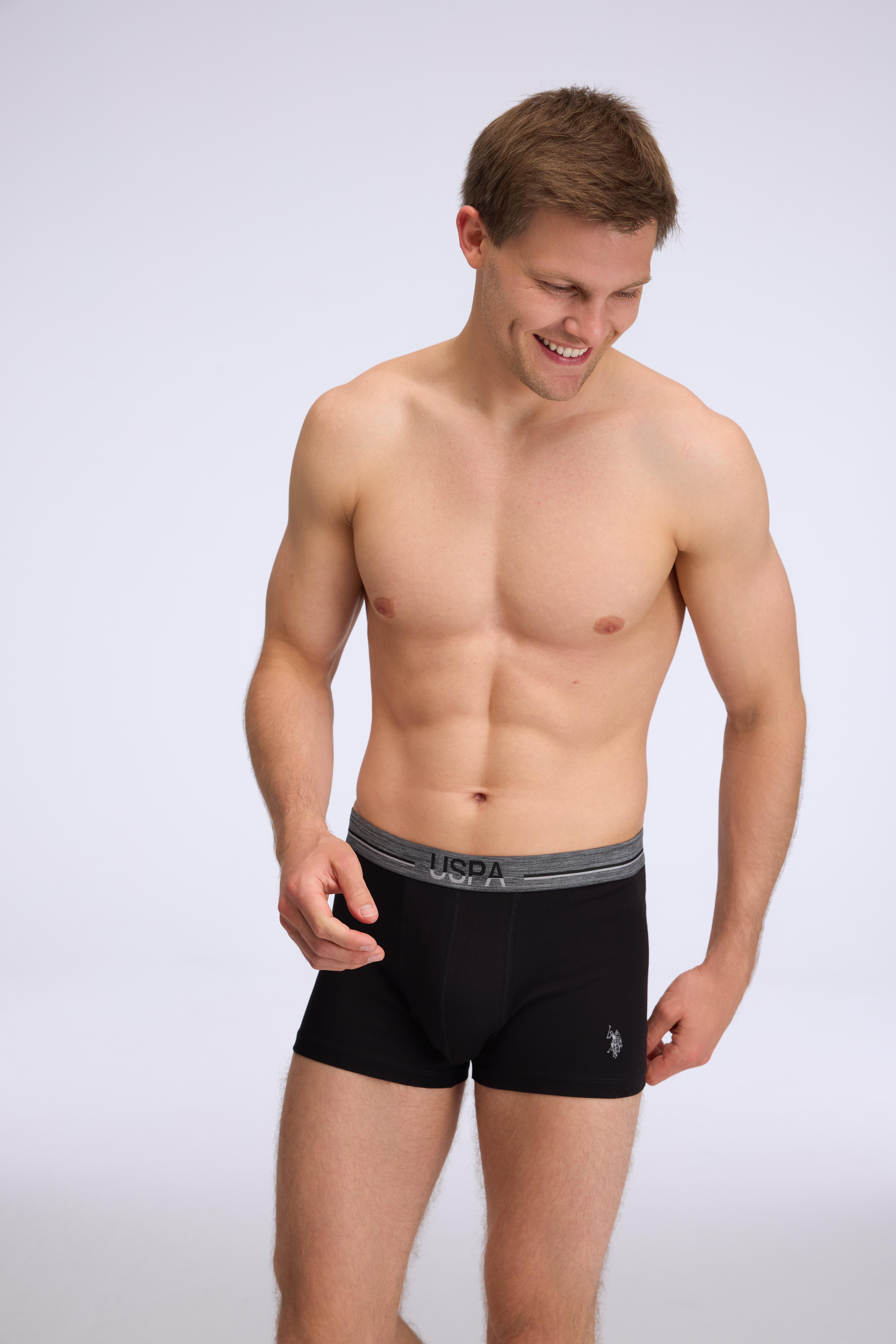  Erkek Siyah 3 lü Boxer  - US.01.80586 140