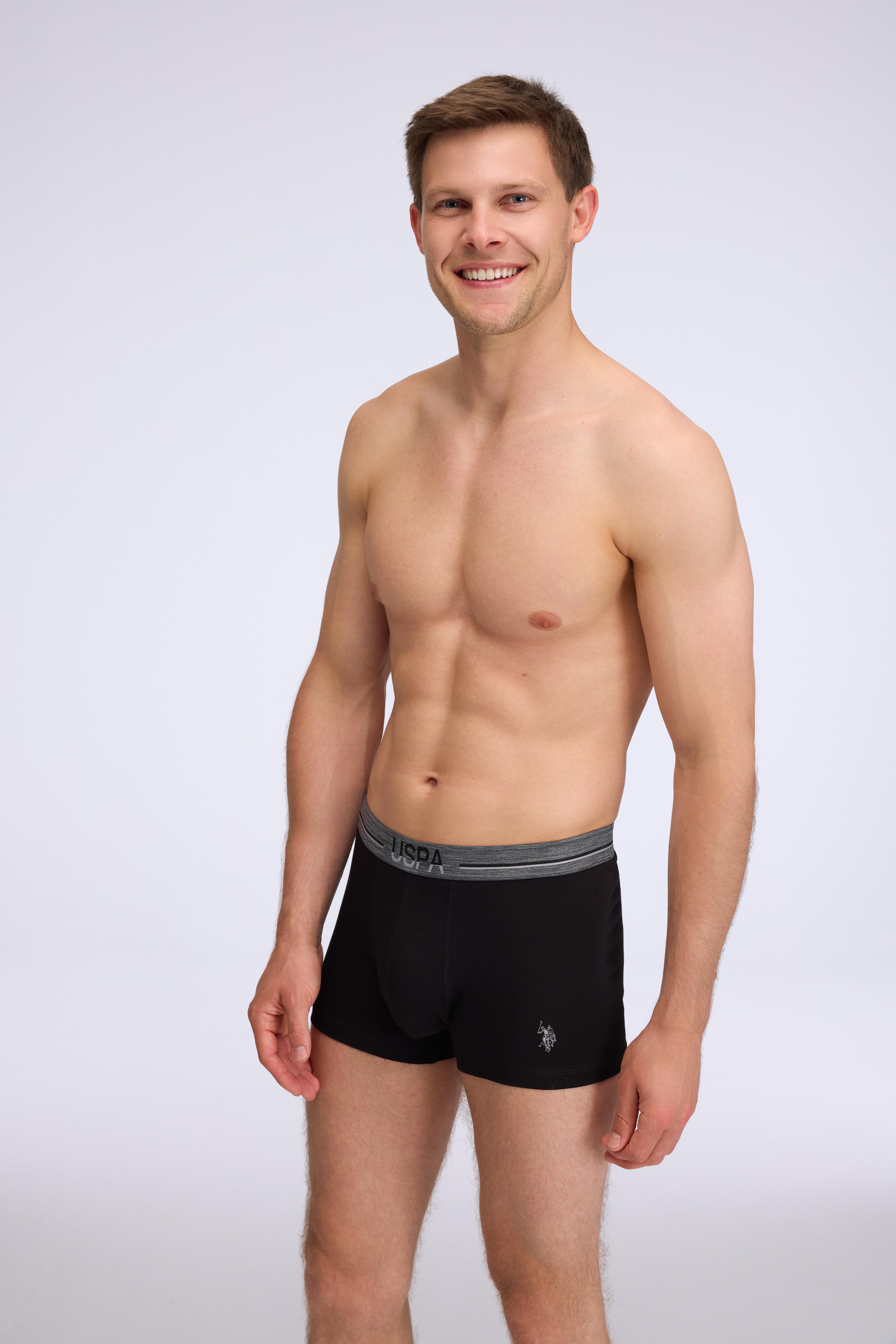  Erkek Siyah 3 lü Boxer  - US.01.80586 140