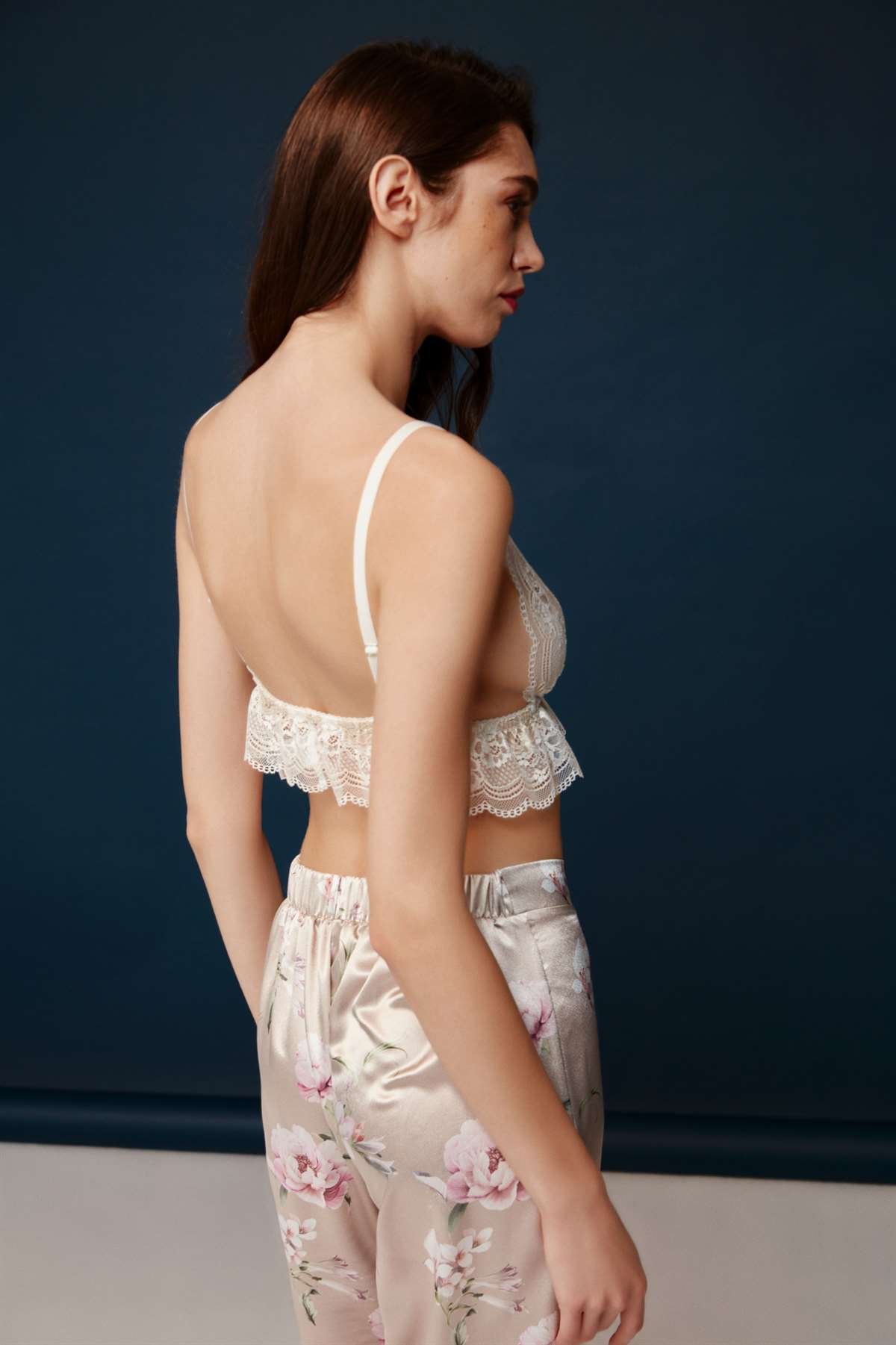 Bonnie&Clyde - Kadın Baskılı Saten 3 lü Takımı  - B&C.01.30029.23Y 548