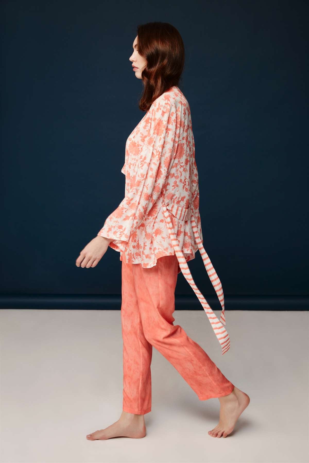 Bonnie&Clyde - Kadın Somon Viskon 3 lü Bralet Takımı  - B&C.01.30007.23Y 303