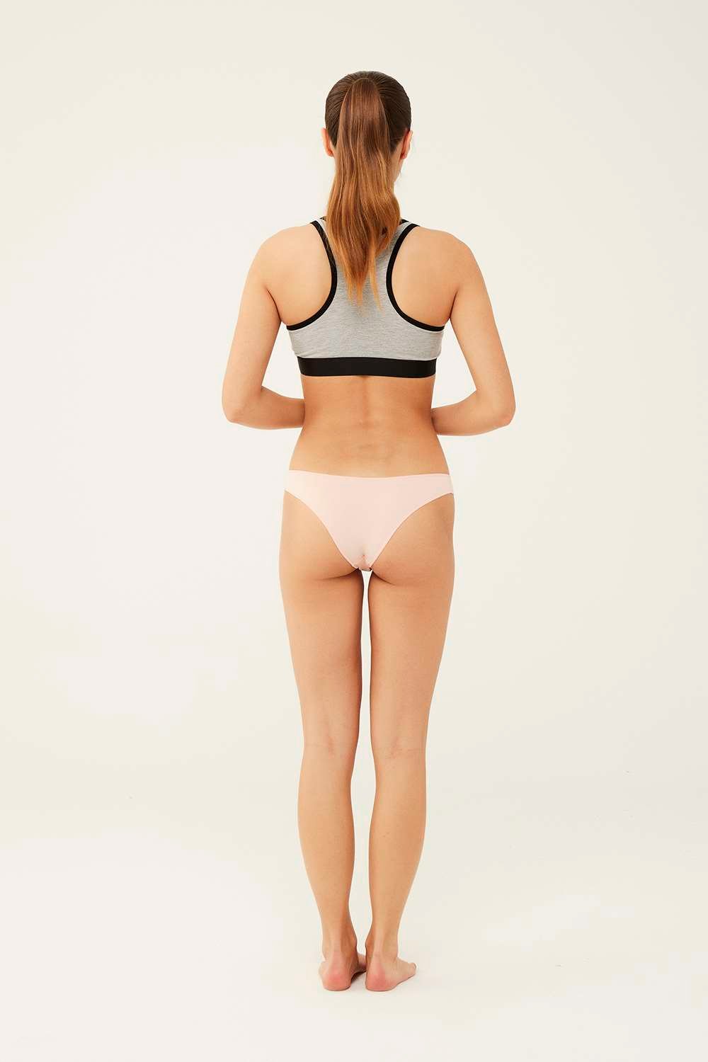 U.S. Polo Assn. Kadın Siyah - Beyaz - Ten - Beyaz - Ten 5 Li Brazilian Slip - US.01.67007 493