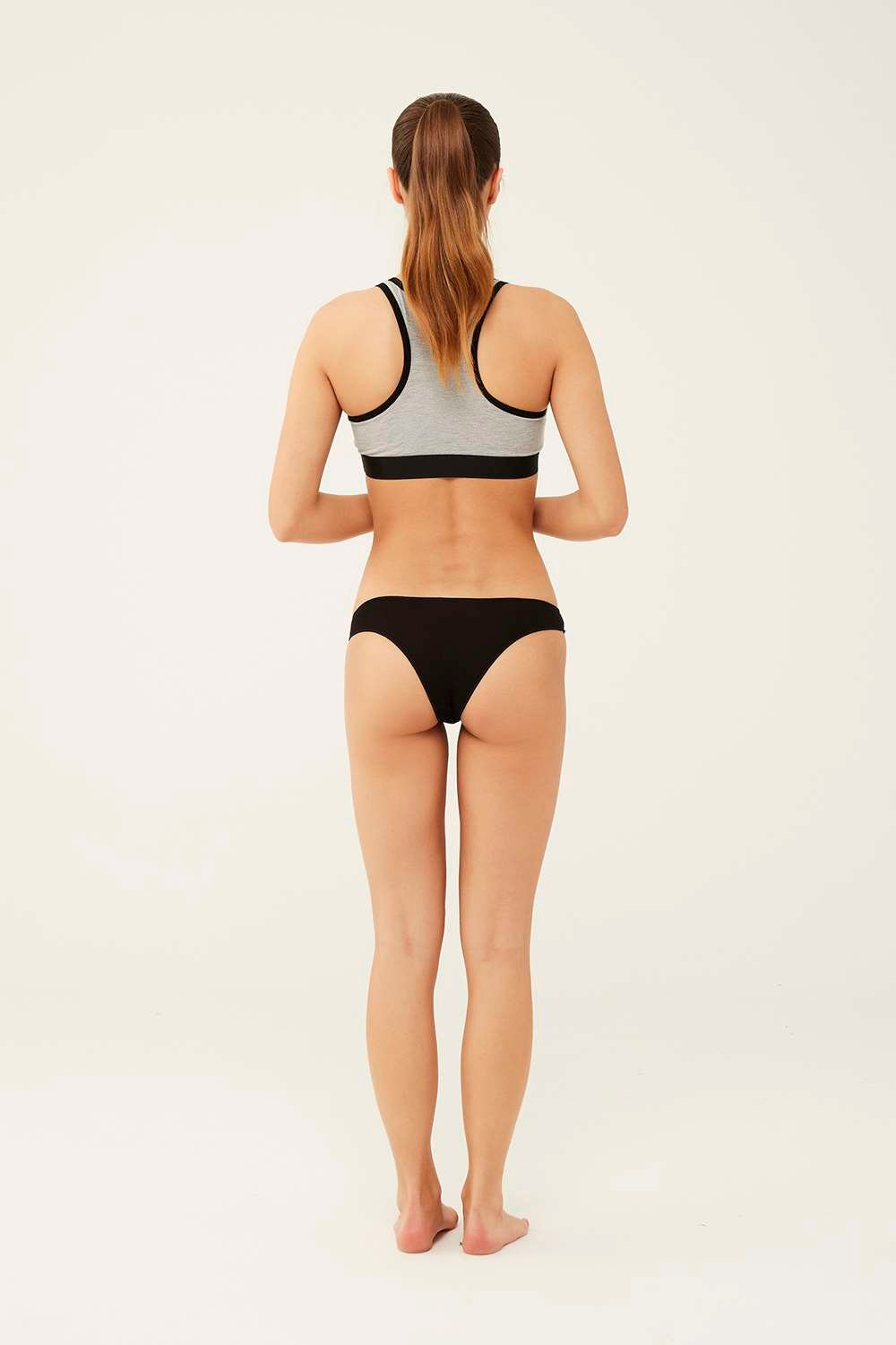 U.S. Polo Assn.Siyah - Beyaz - Ten - Fuşya - Lacivert  5 Li Brazilian Slip - US.01.67007 491