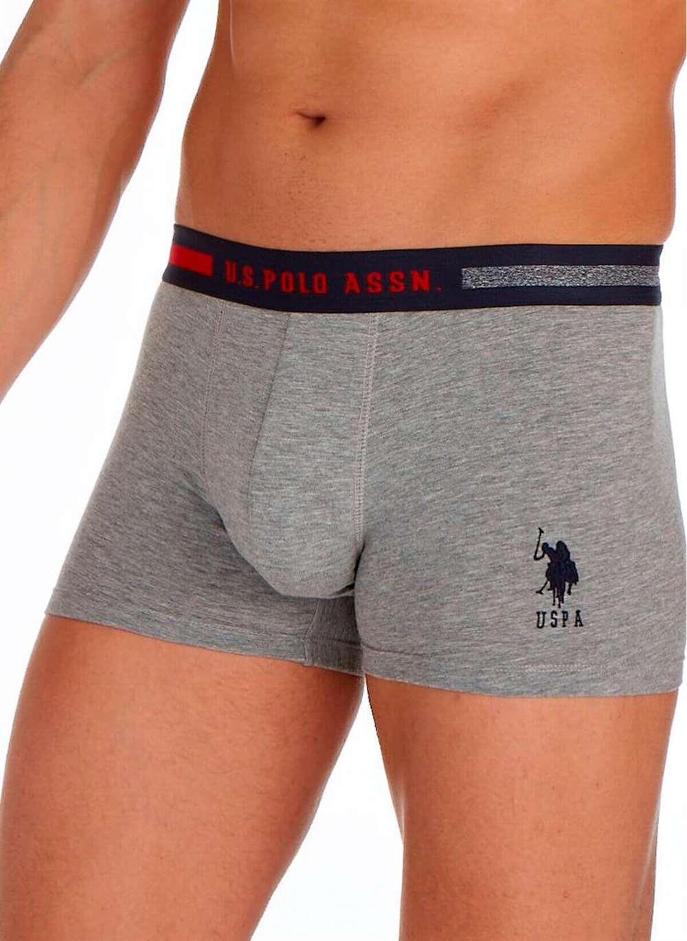 U.S. POLO ASSN Erkek Çok Renkli 3 LÜ Boxer - US.01.80155 438