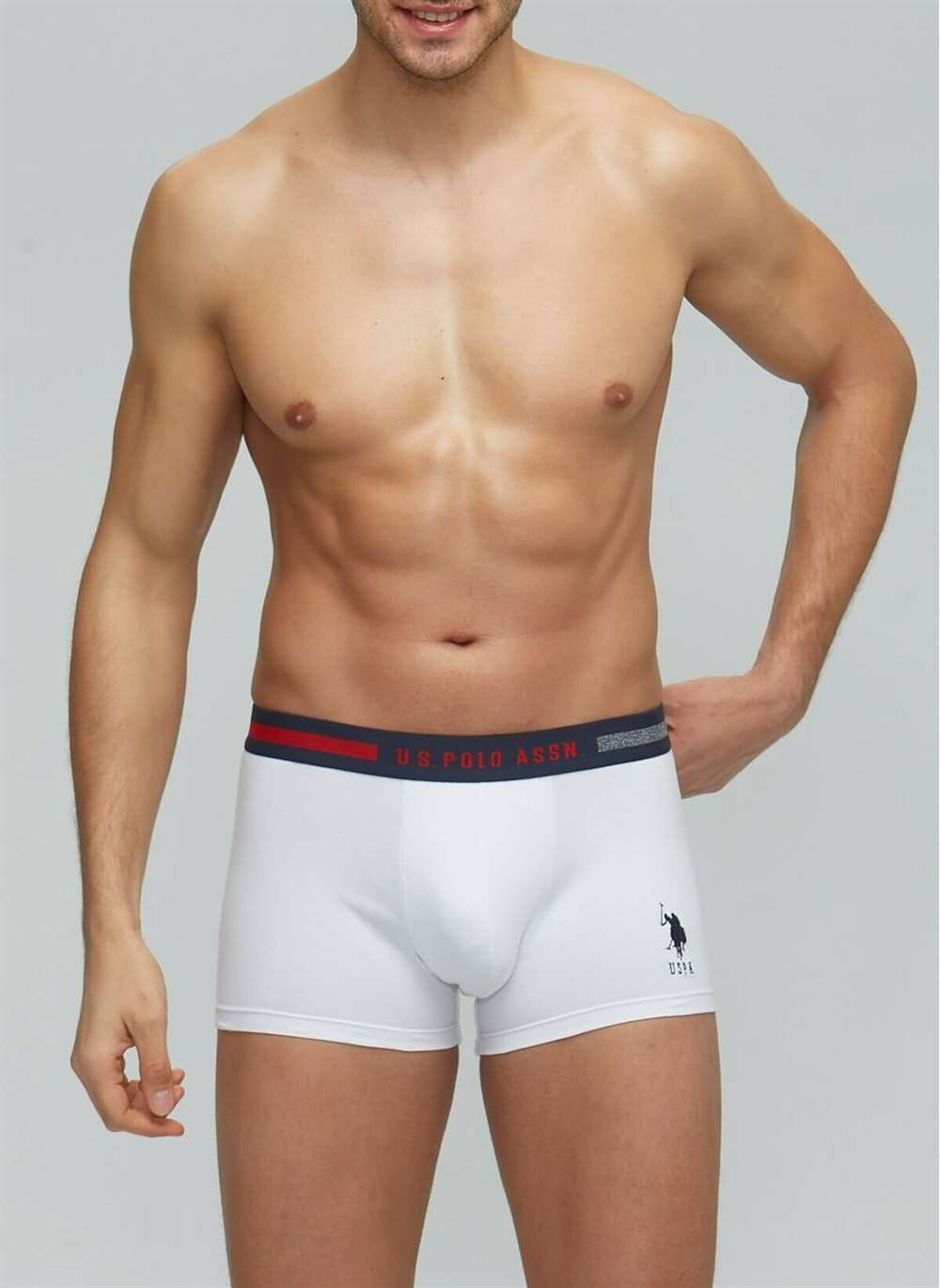 U.S. POLO ASSN Erkek Çok Renkli 3 LÜ Boxer - US.01.80155 438