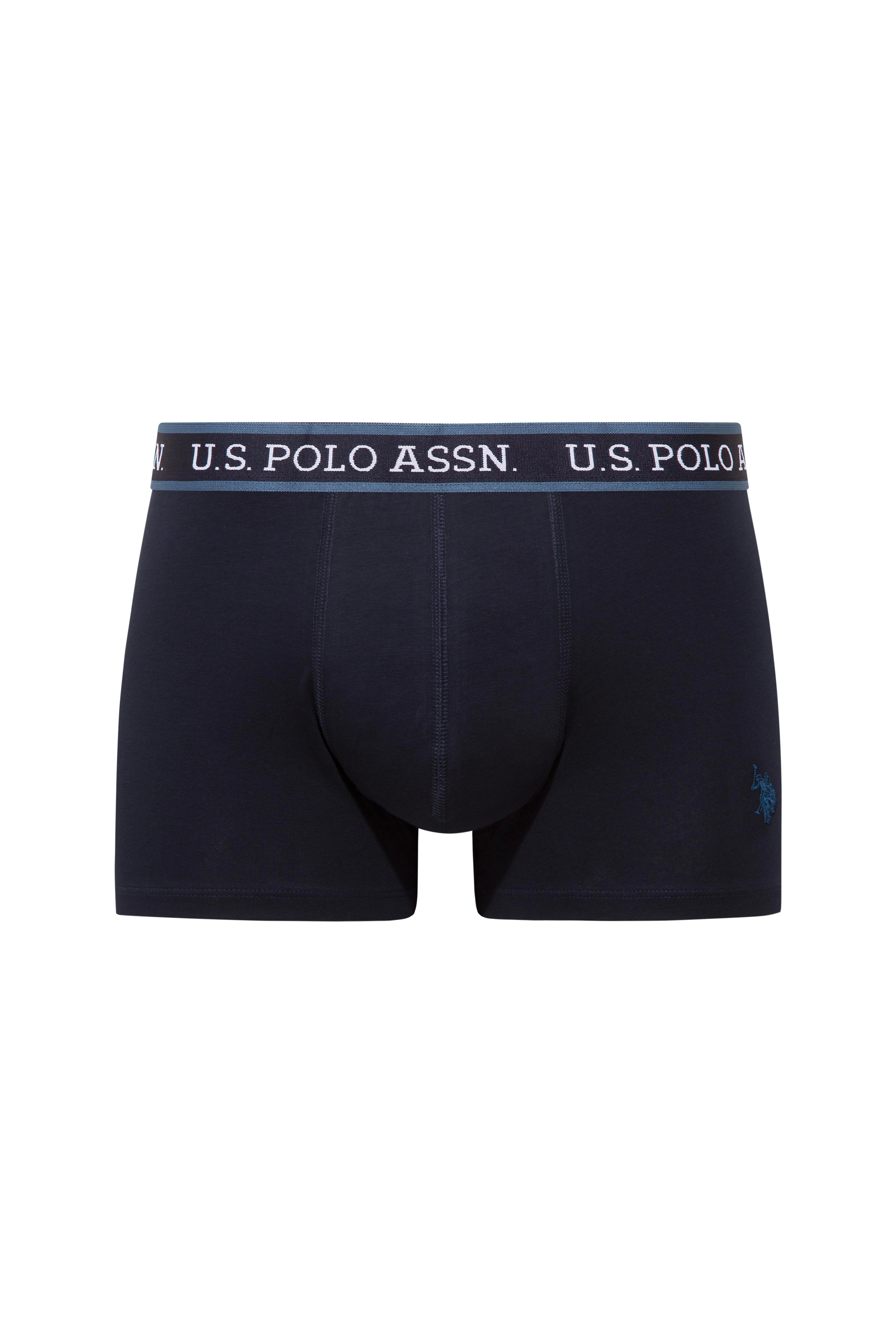 U.S. Polo Assn. 80651 201 Siyah - Siyah -Lacivert 3 lü Boxer  - US.01.80651.INT 201 515