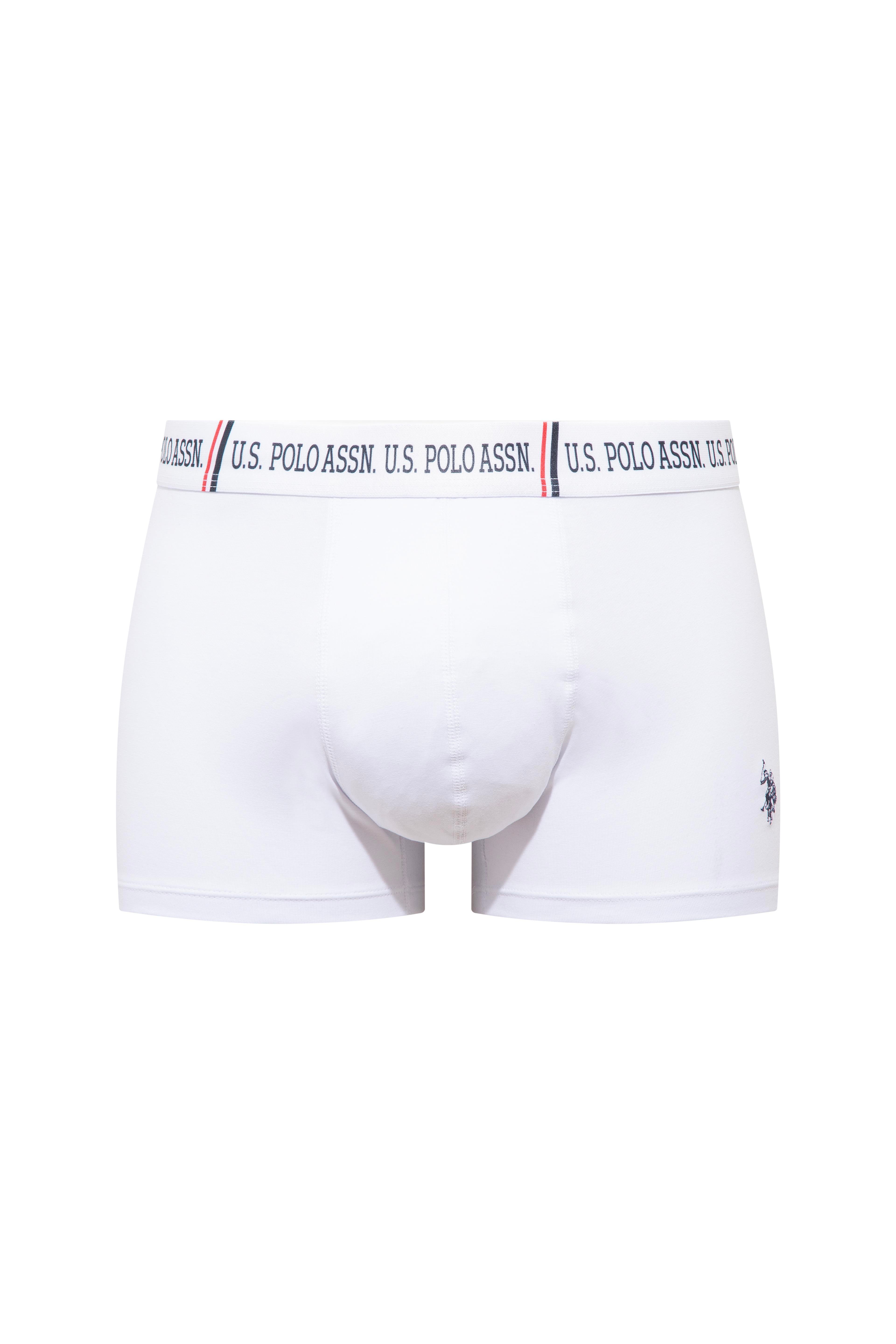 U.S. Polo Assn. 80651 Kırmızı - Lacivert -  Beyaz 3 lü Boxer  - US.01.80651.INT 397