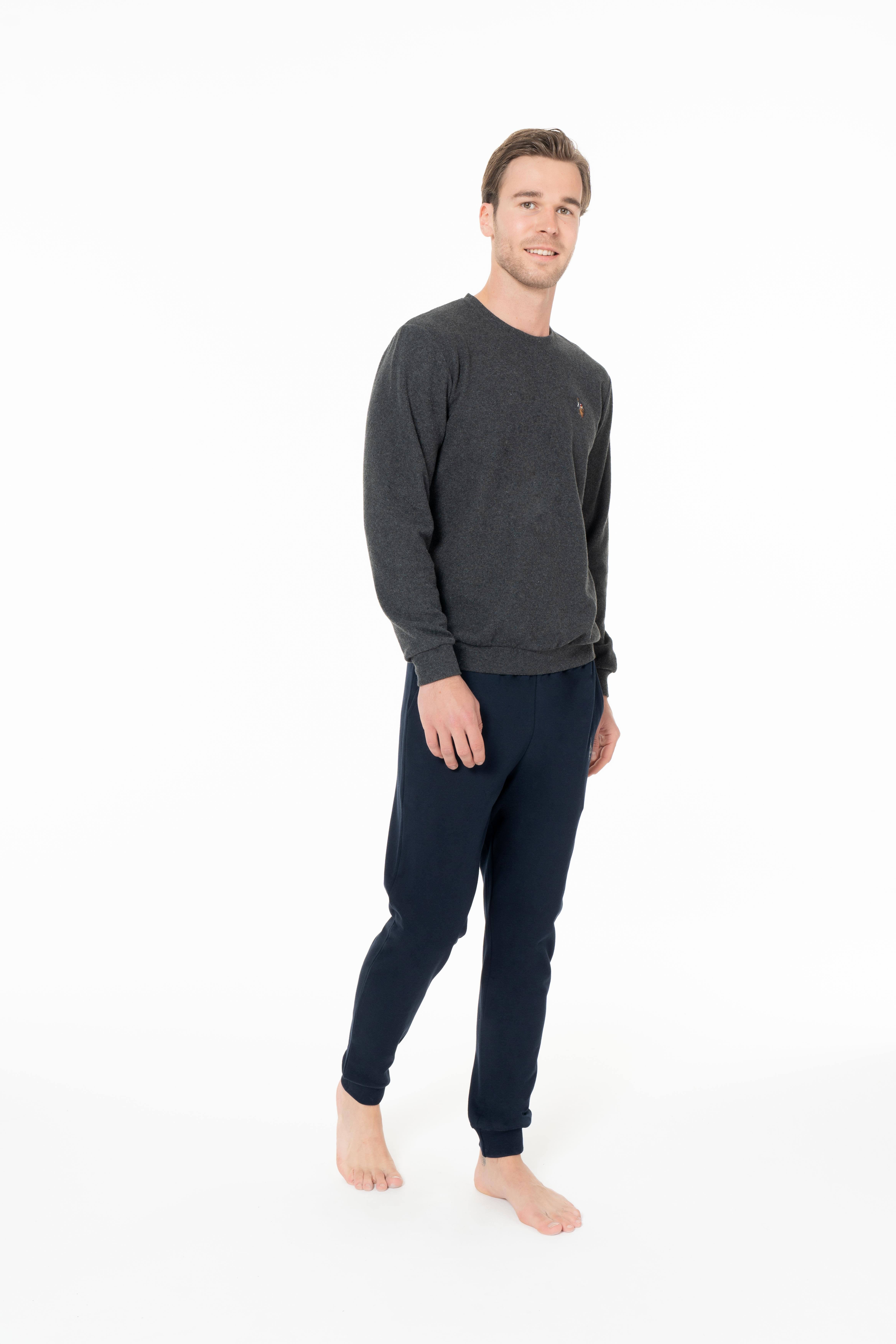 U.S. Polo Assn. Erkek Antrasit Ev Giyim  - US.01.18995.26K 100