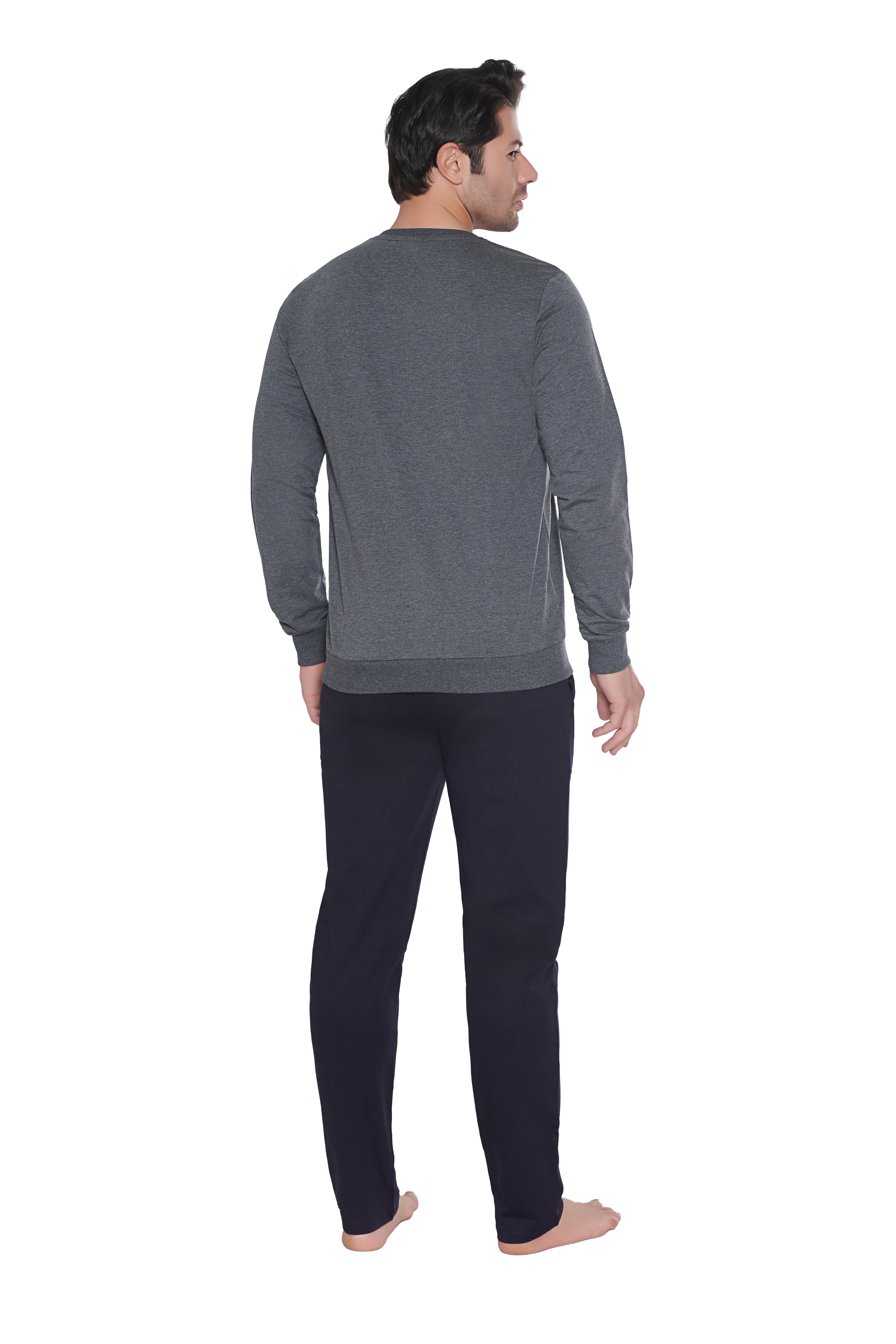 U.S. Polo Assn. Erkek Antrasit Melanj Ev Giyim  - US.01.18998.INT 101