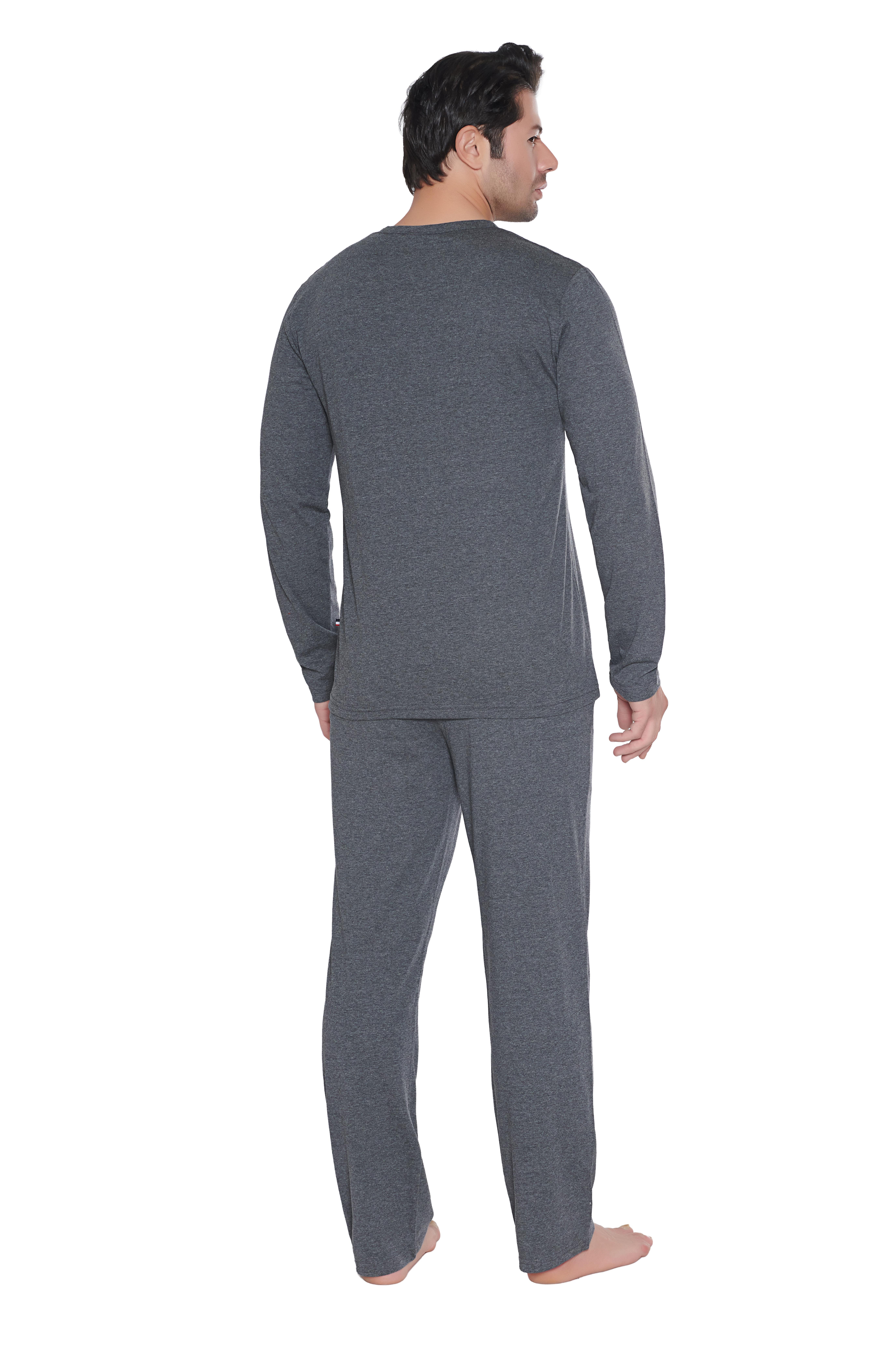 U.S. Polo Assn. Erkek Antrasit Melanj Pijama Takım  - US.01.18861.INT 101