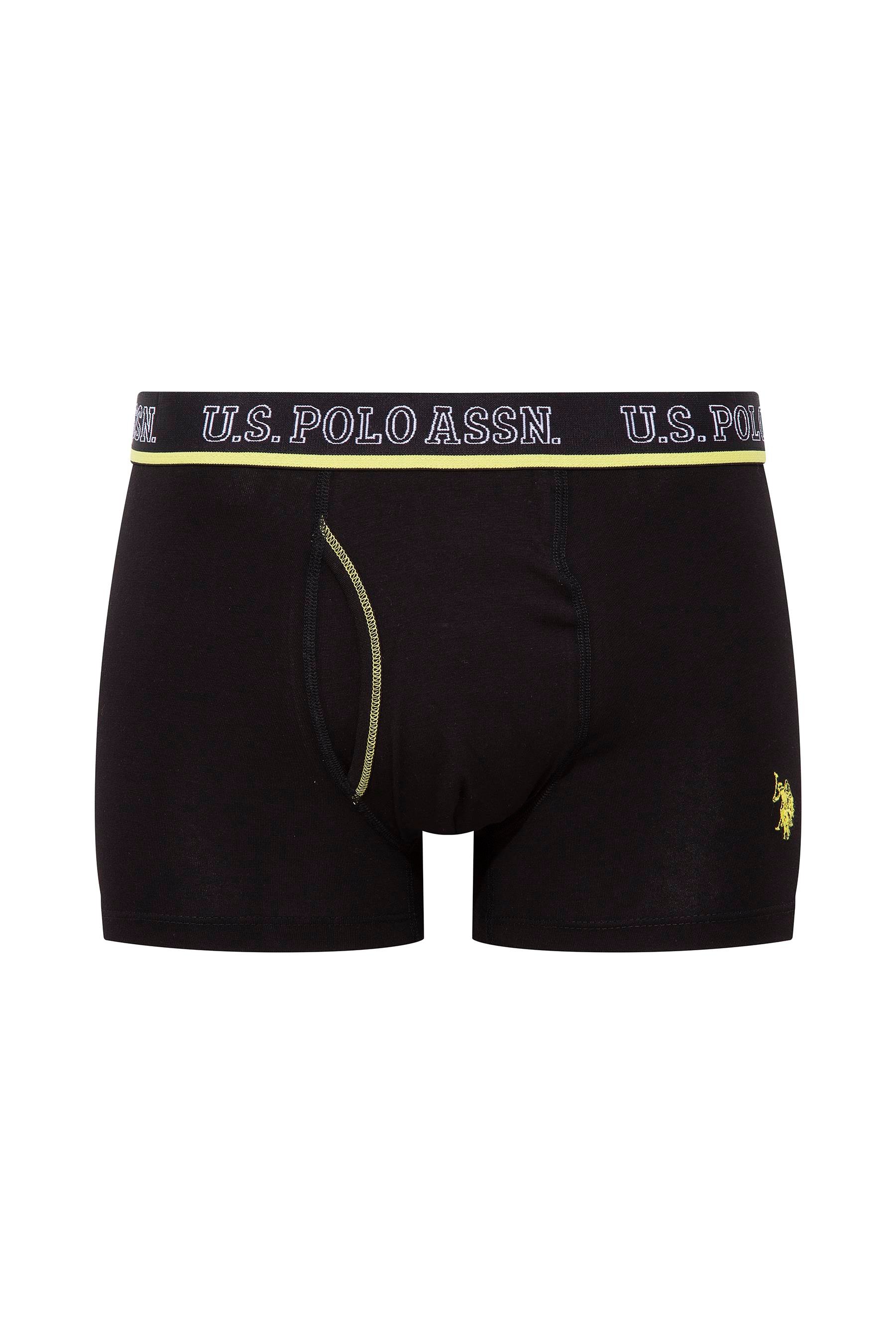 U.S. POLO ASSN. Erkek Antrasit-Saks-Siyah 3 lü Boxer  - US.01.80508 561