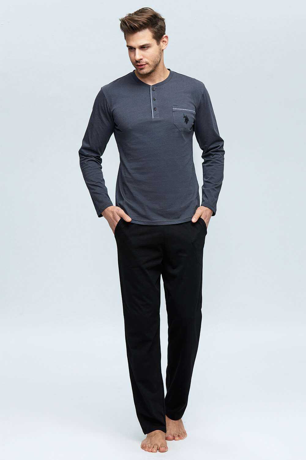 U.S. Polo Assn. Erkek Antrasit Set Takım - US.01.17394 100