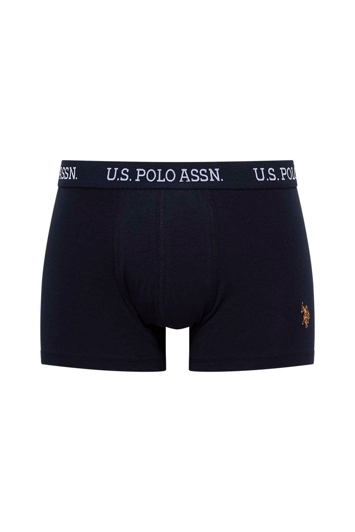 U.S. Polo Assn. Erkek Baskılı-Lacivert 2'li Boxer - US.01.80476