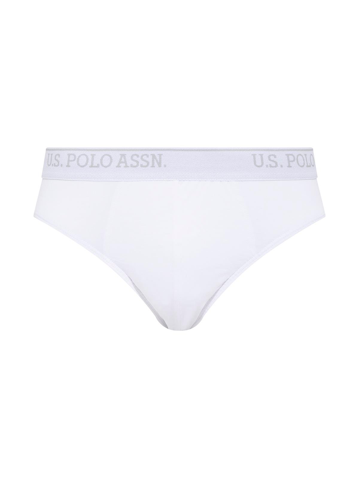 U.S. Polo Assn. - Erkek Beyaz 3 Lü Slıp - US.01.90003