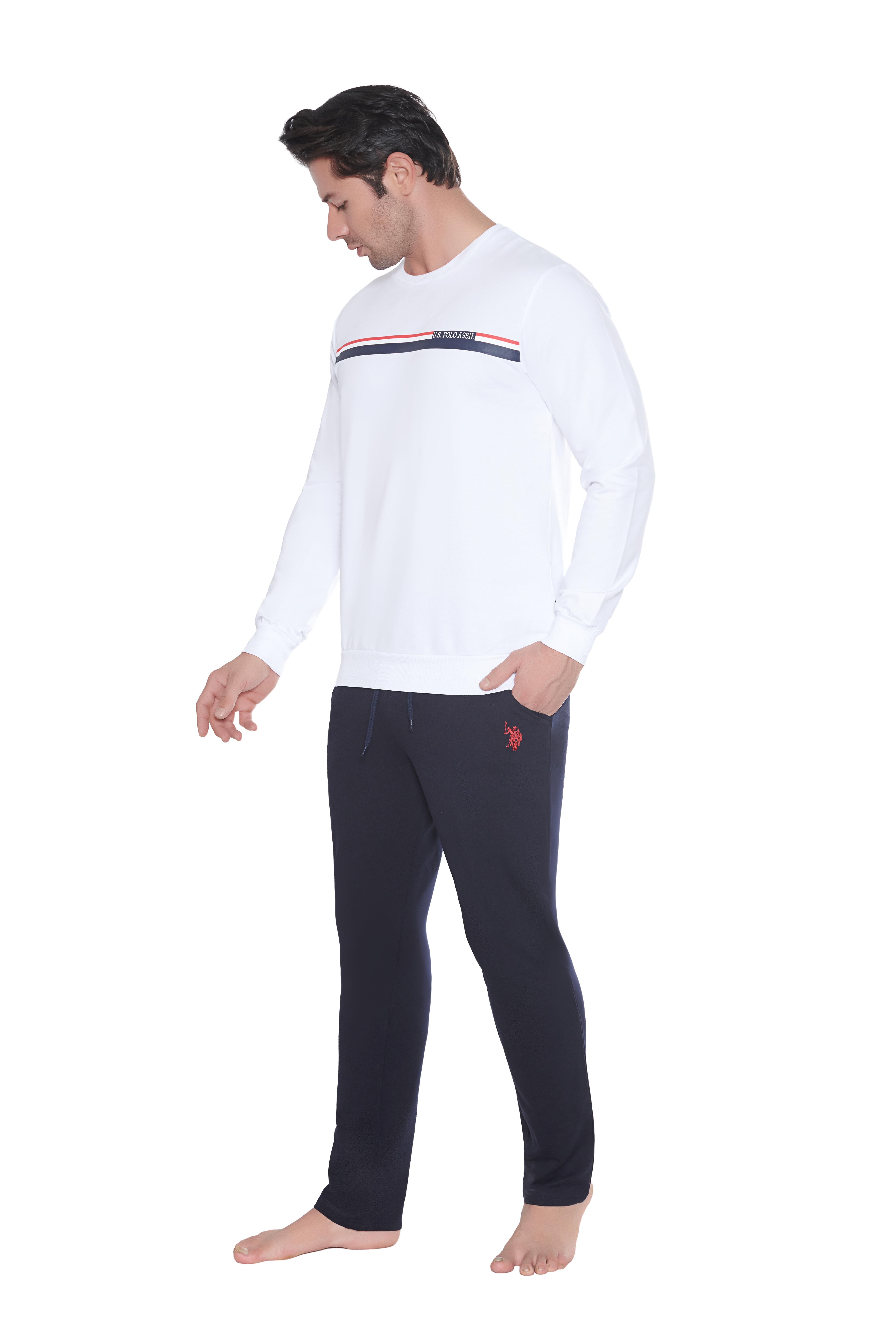 U.S. Polo Assn. Erkek Beyaz Ev Giyim  - US.01.18997.INT 120