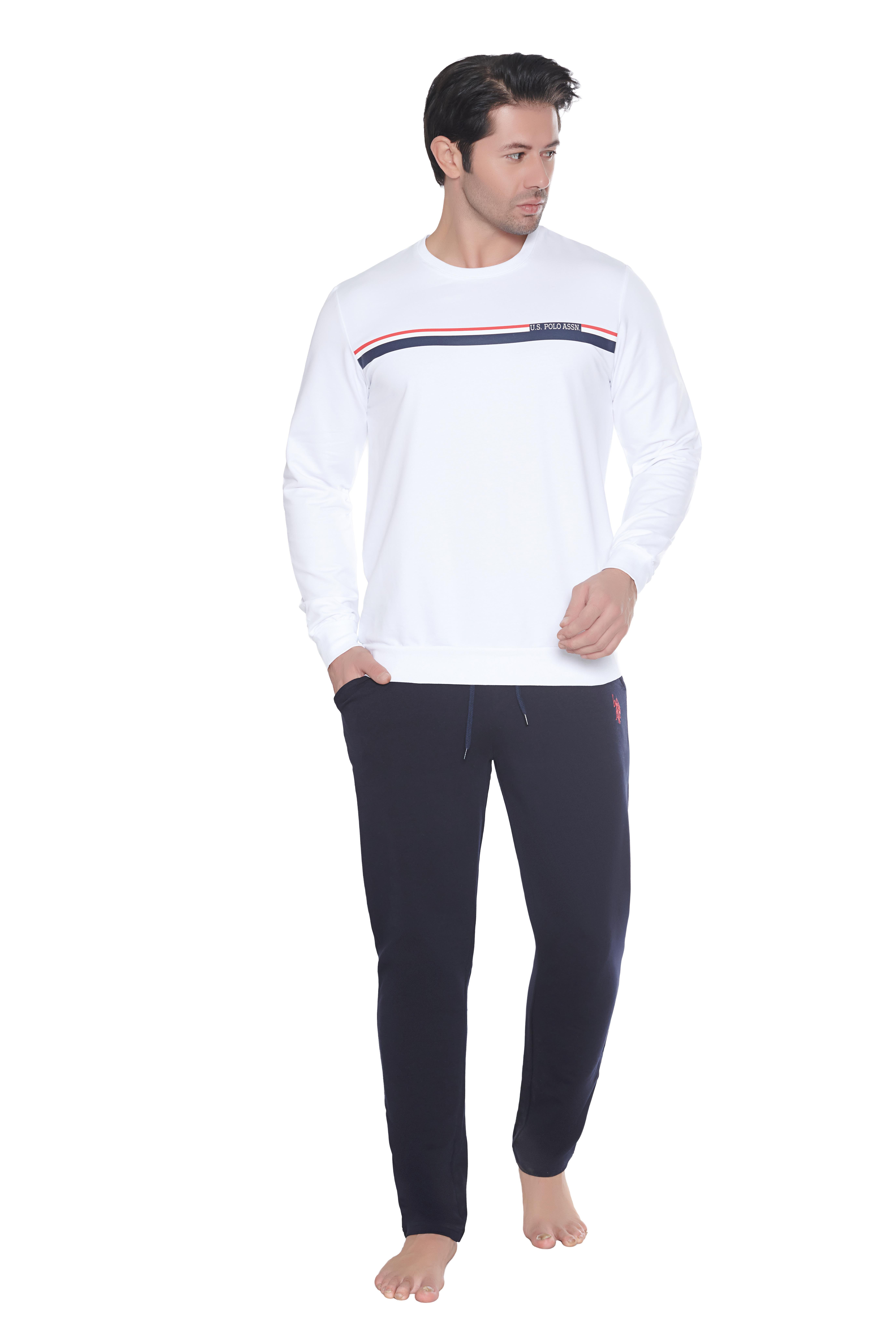 U.S. Polo Assn. Erkek Beyaz Ev Giyim  - US.01.18997.INT 120