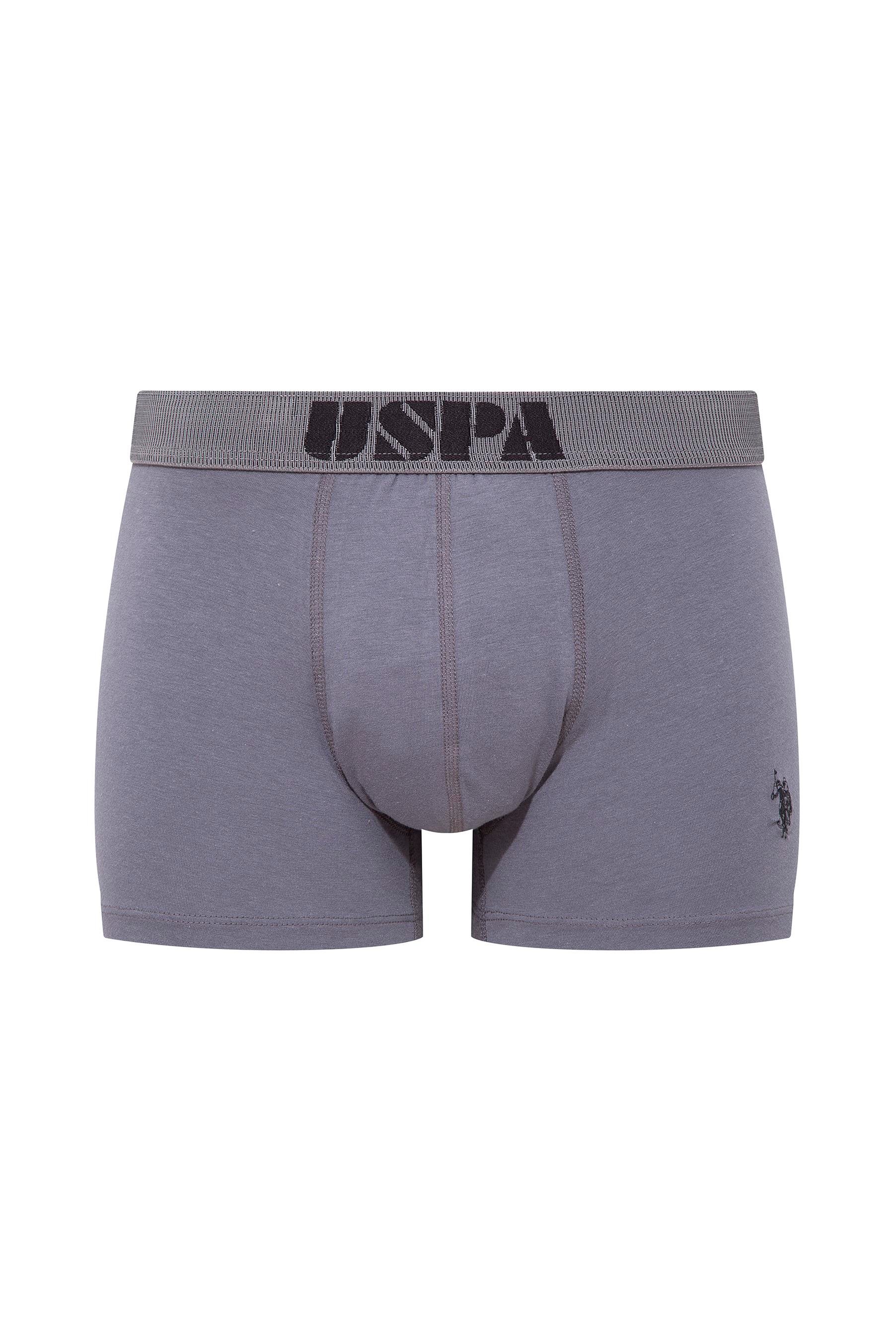 U.S. POLO ASSN. Erkek Bordo-Lacivert-Antrasit 3 lü Boxer  - US.01.80521 562