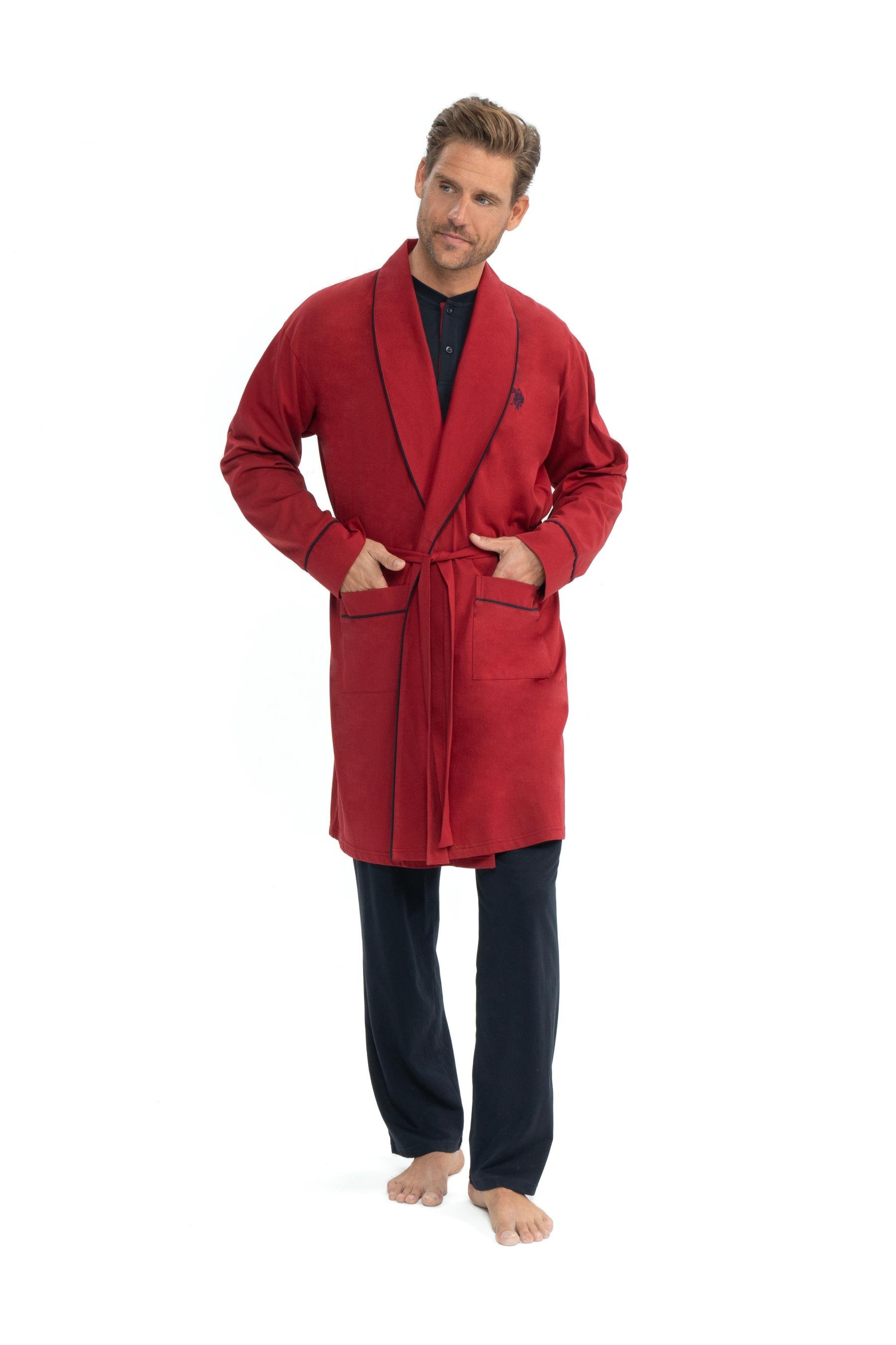 U.S. Polo Assn. -  Erkek Bordo Set Takım  - US.01.12040 165