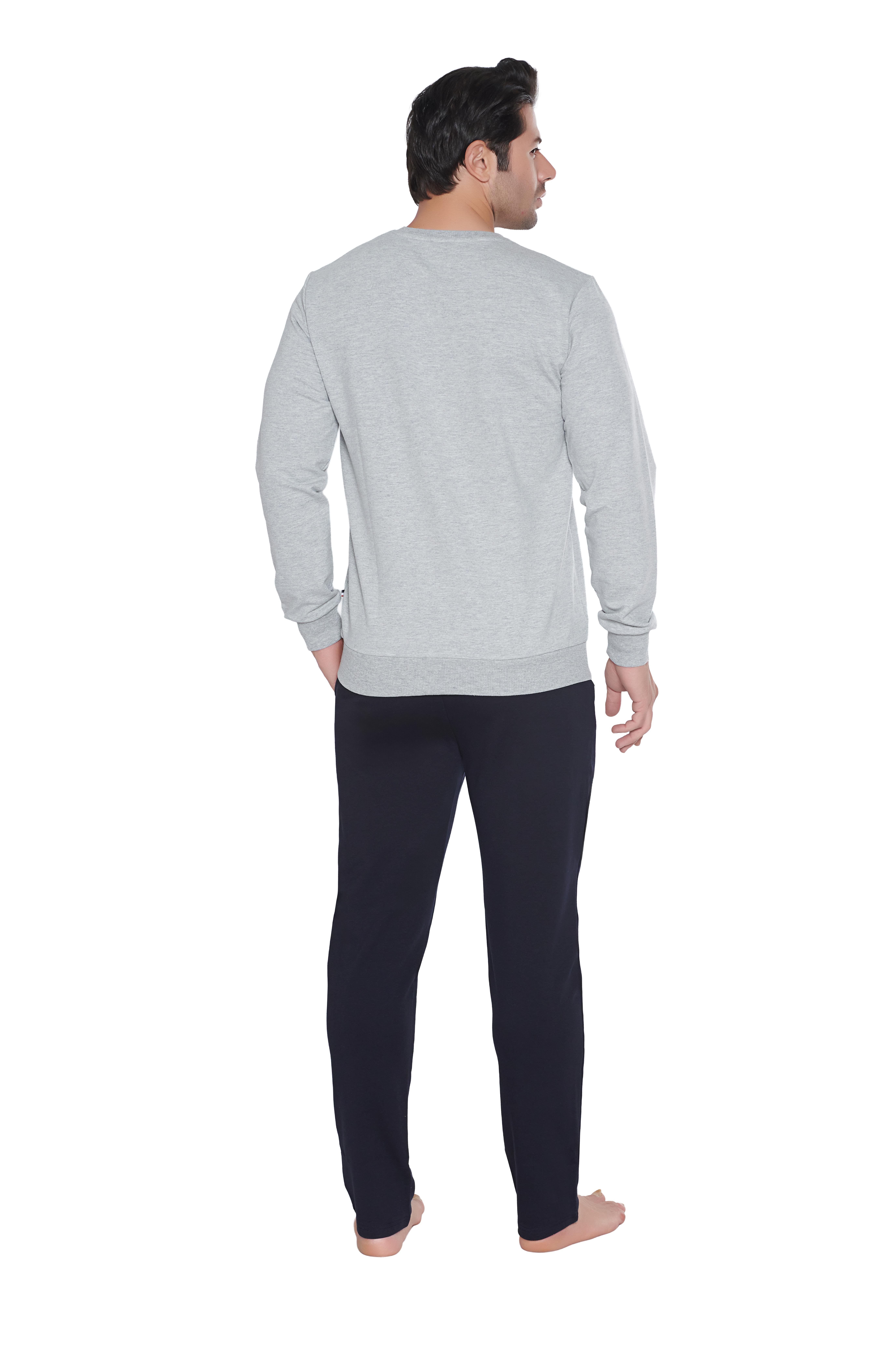 U.S. Polo Assn. Erkek Gri Melanj Ev Giyim  - US.01.18997.INT 321