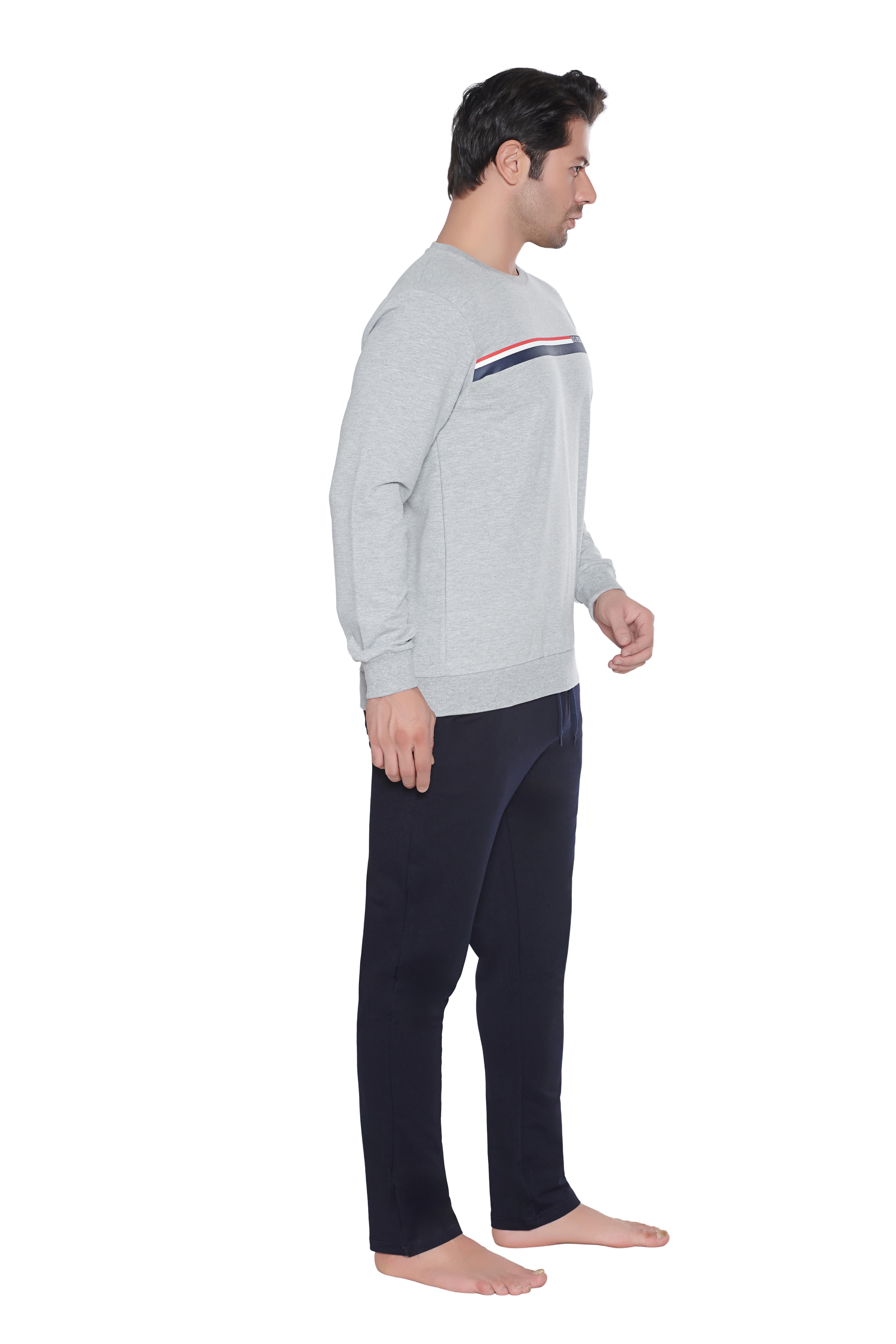 U.S. Polo Assn. Erkek Gri Melanj Ev Giyim  - US.01.18997.INT 321