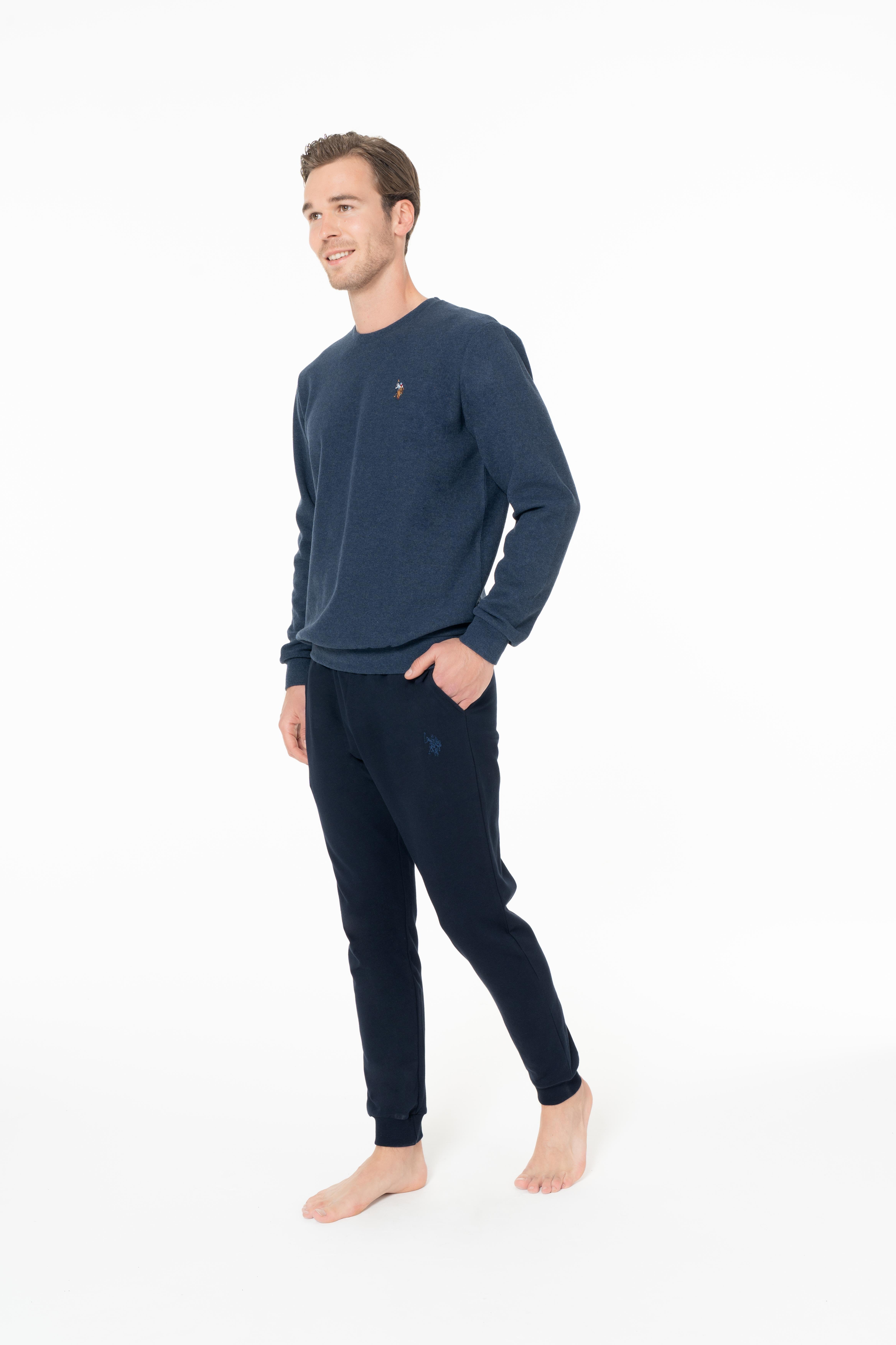 U.S. Polo Assn. Erkek İndigo Ev Giyim  - US.01.18995.26K 182