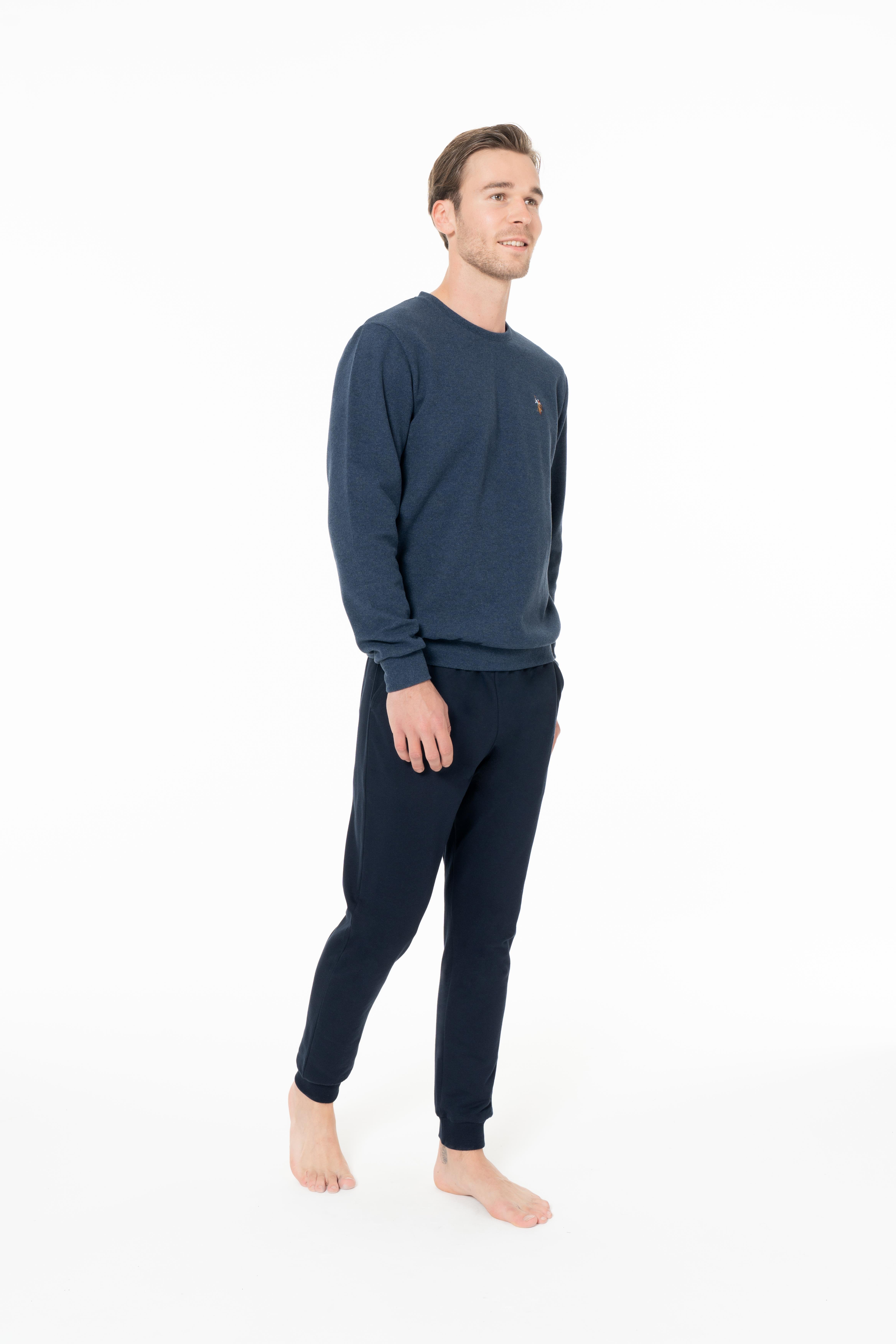 U.S. Polo Assn. Erkek İndigo Ev Giyim  - US.01.18995.26K 182