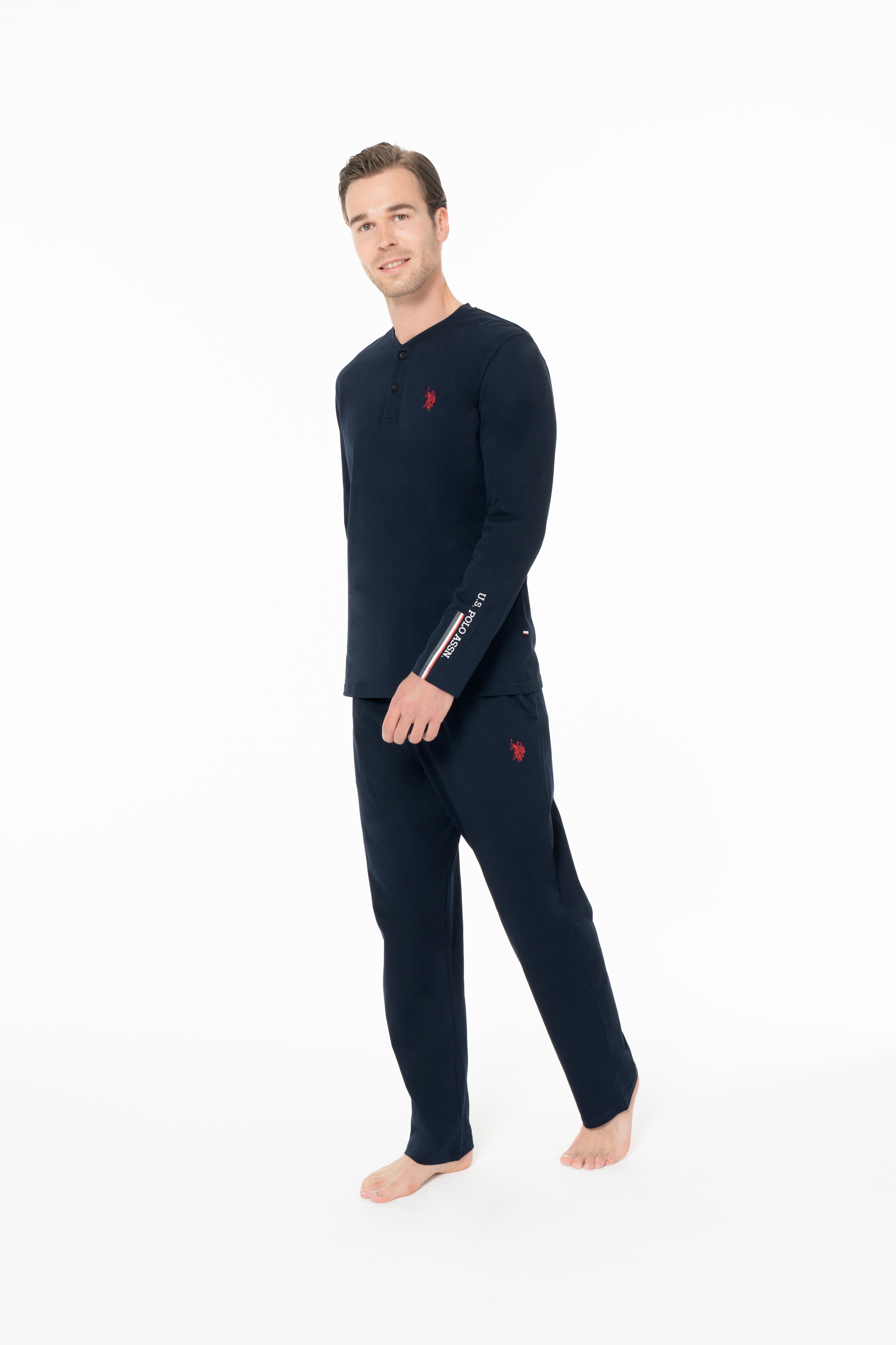 U.S. Polo Assn. Erkek Lacivert Pijama Takım  - US.01.18959.26K 240