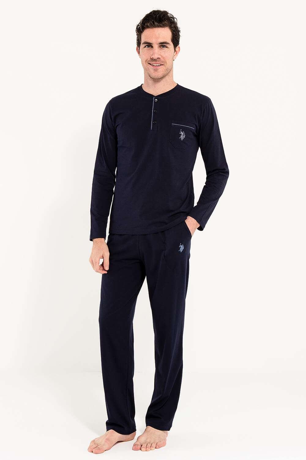 U.S. Polo Assn. Erkek Lacivert Set Takım - US.01.12000 240