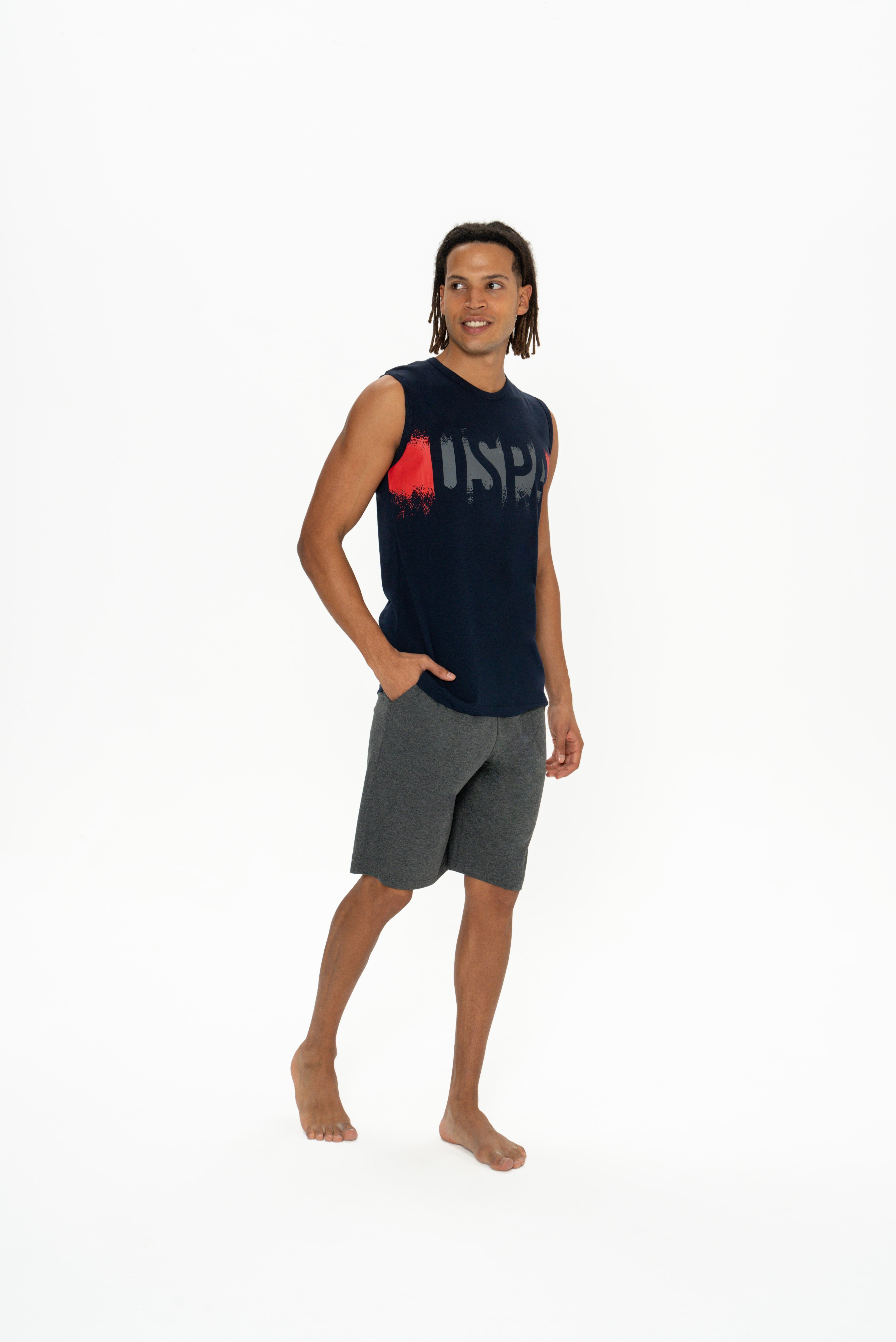 U.S. Polo Assn. Erkek Lacivert Şort Takım  - US.01.18885.25Y 240