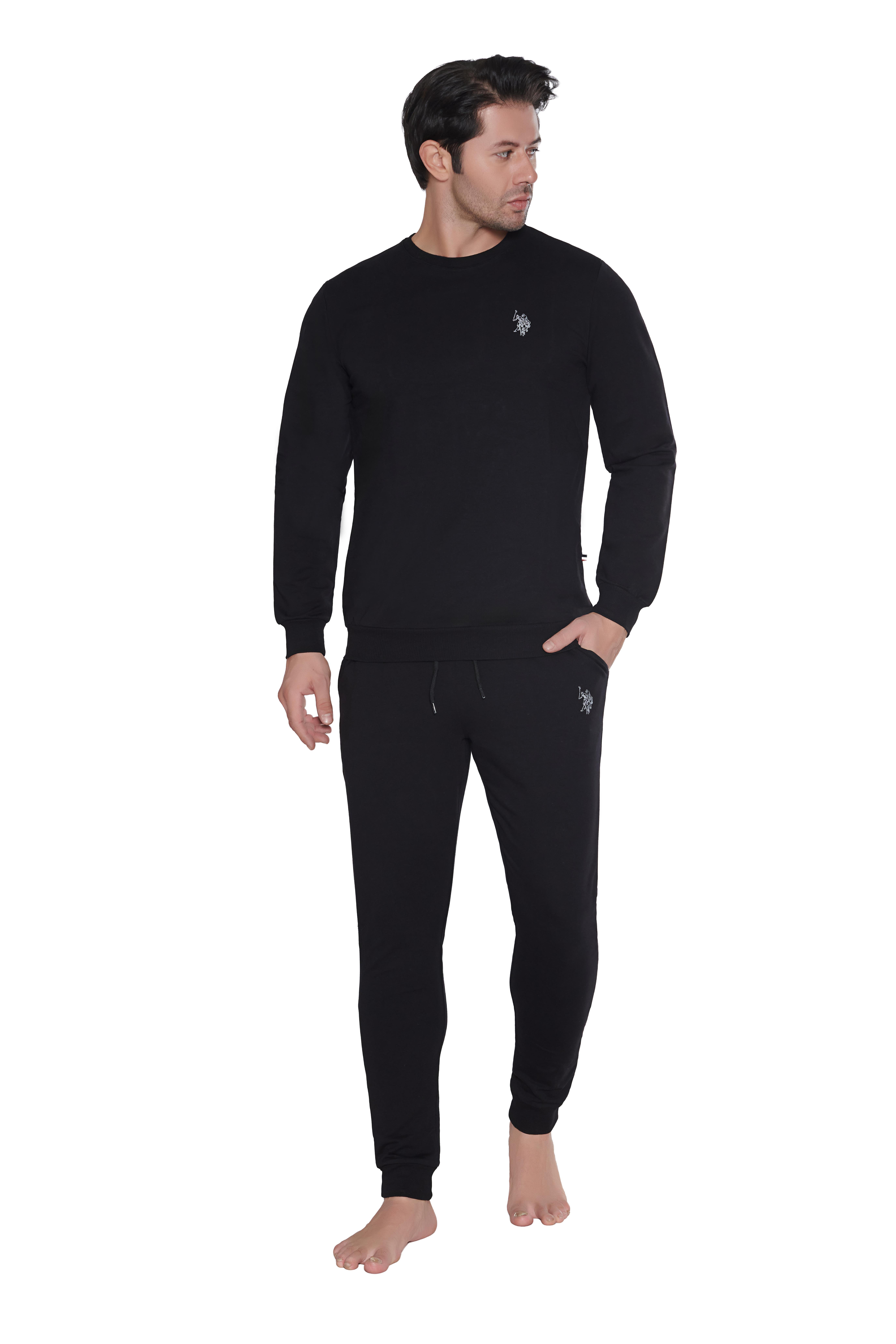 U.S. Polo Assn. Erkek Siyah Ev Giyim  - US.01.18996.INT 140