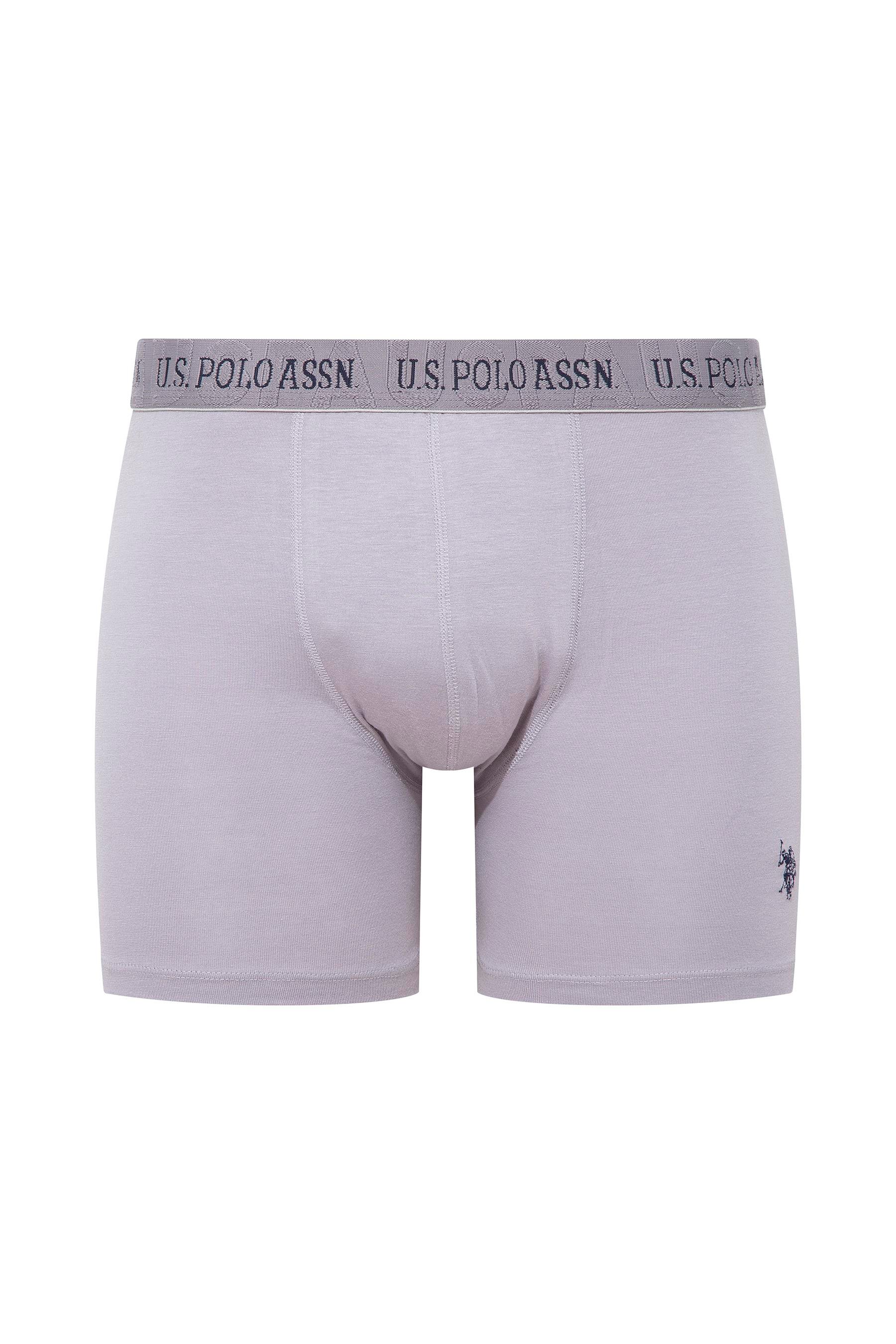 U.S. POLO ASSN. Erkek Siyah-Gri-Antrasit 3 lü Boxer  - US.01.80517 559