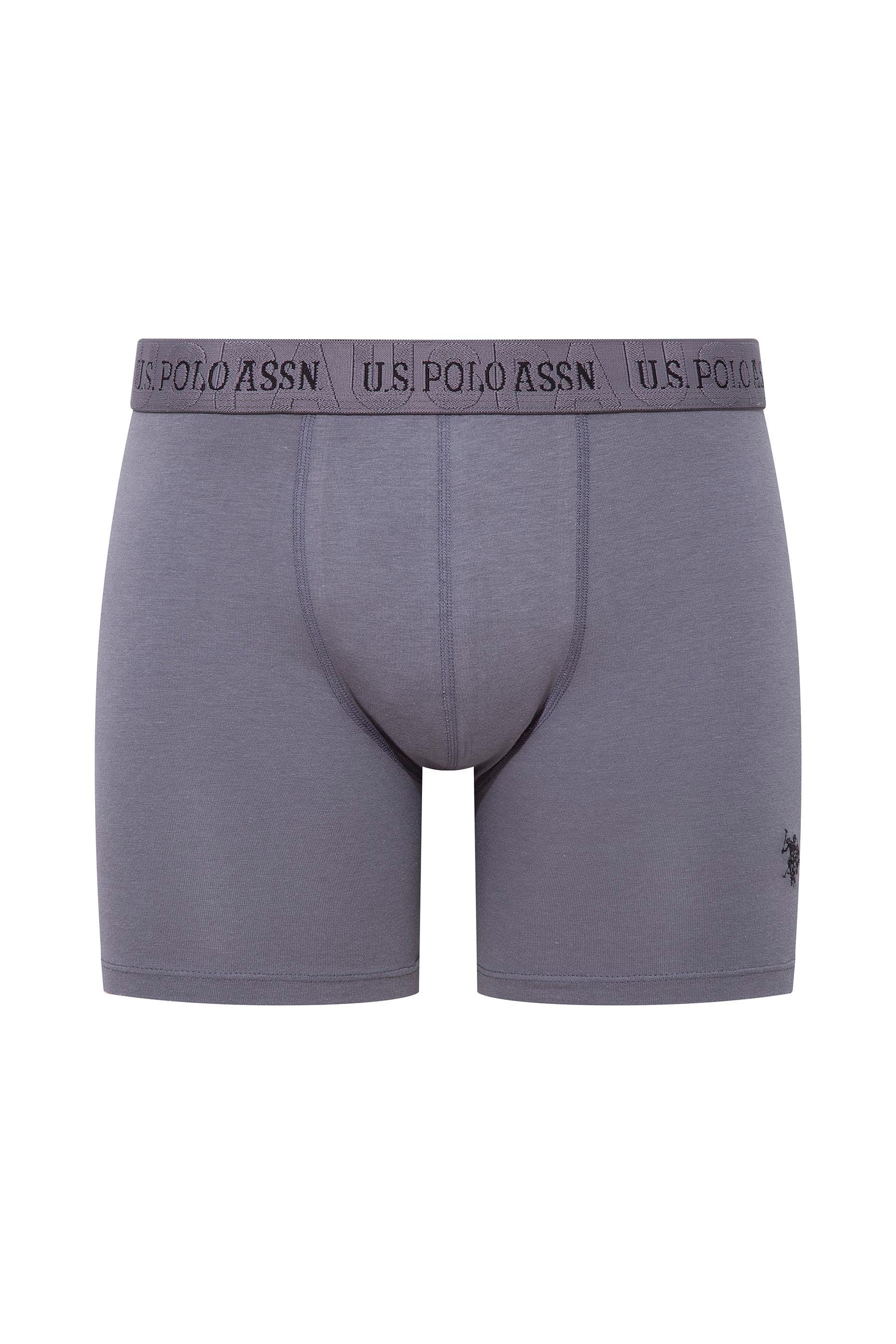 U.S. POLO ASSN. Erkek Siyah-Gri-Antrasit 3 lü Boxer  - US.01.80517 559