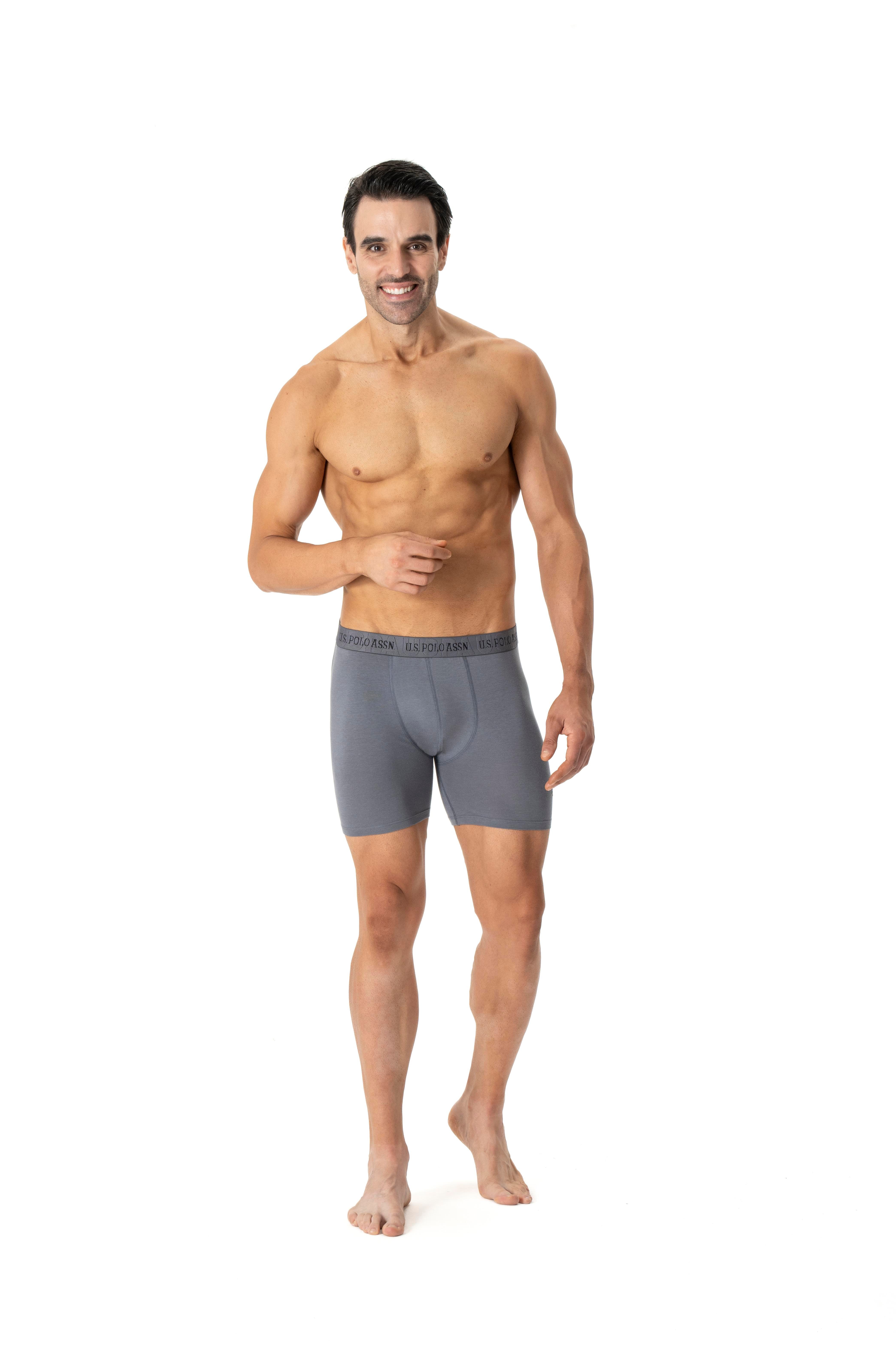 U.S. POLO ASSN. Erkek Siyah-Gri-Antrasit 3 lü Boxer  - US.01.80517 559