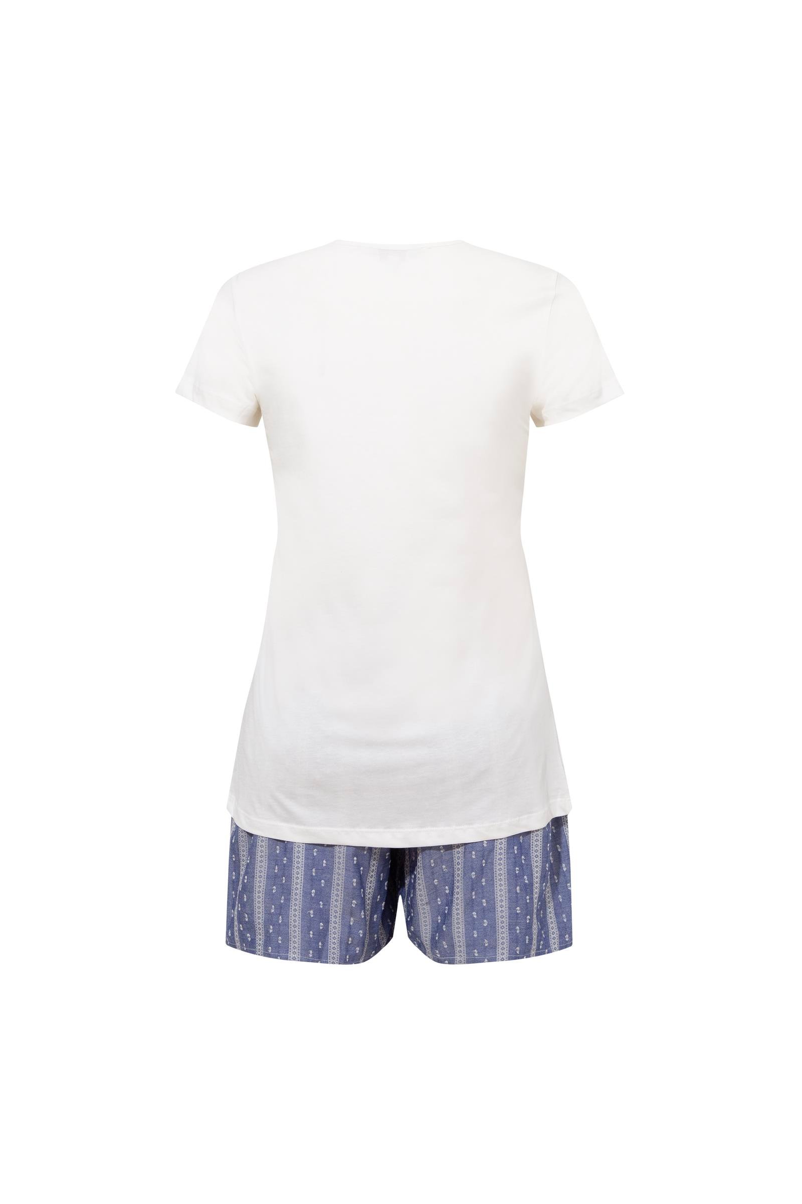 U.S. Polo Assn.  Kadın 205 EKRU Şort Takım  - US.01.20114.INT 200