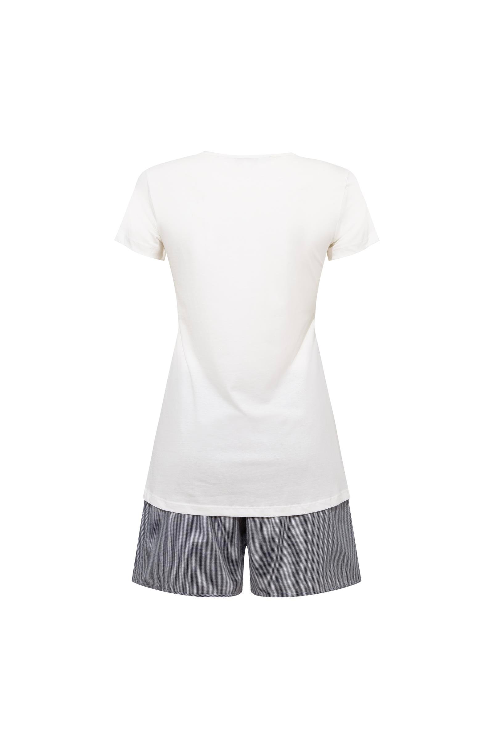 U.S. Polo Assn.  Kadın 207 EKRU Şort Takım  - US.01.20114.INT 202